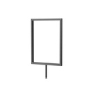 Info display, A5, for clothing rack SMA200, black