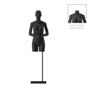 Torso mujer, negro, incl.. base, Bio FRP