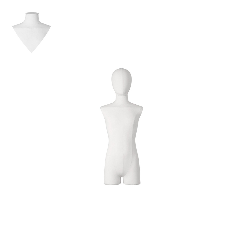 BINK - For rent, child dressform with legs white - 12 years