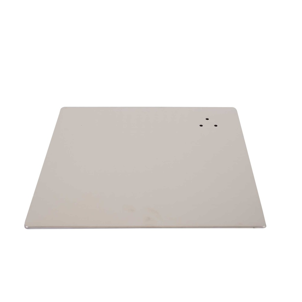 BINK - Square mannequin base 40x40 cm, brushed stainless steel
