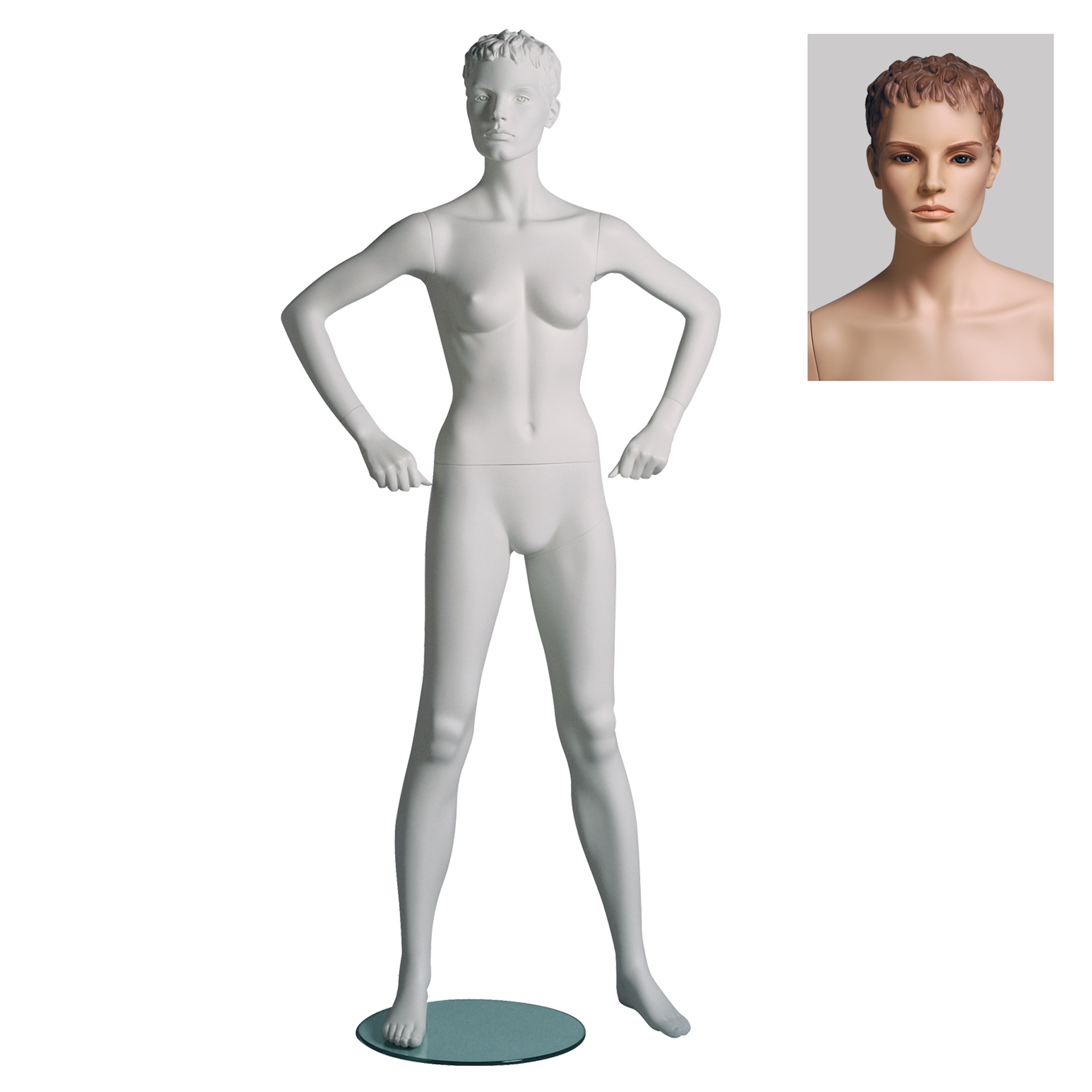 BINK - Damenfigur skulptiertem Haar, All Sports