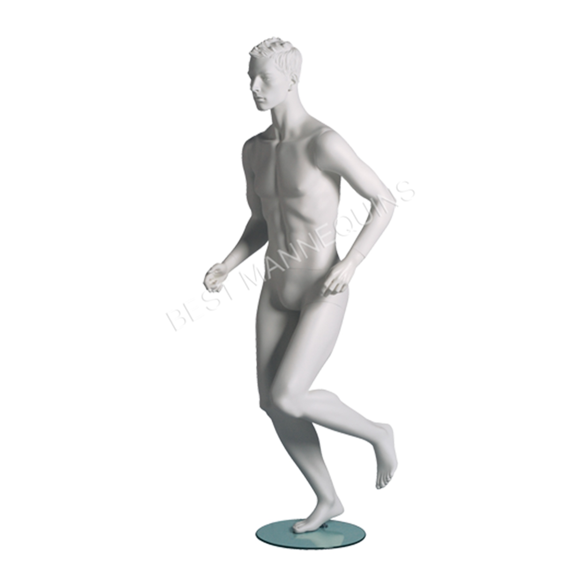 Mannequin homme aux cheveux sculptés, All Sports
