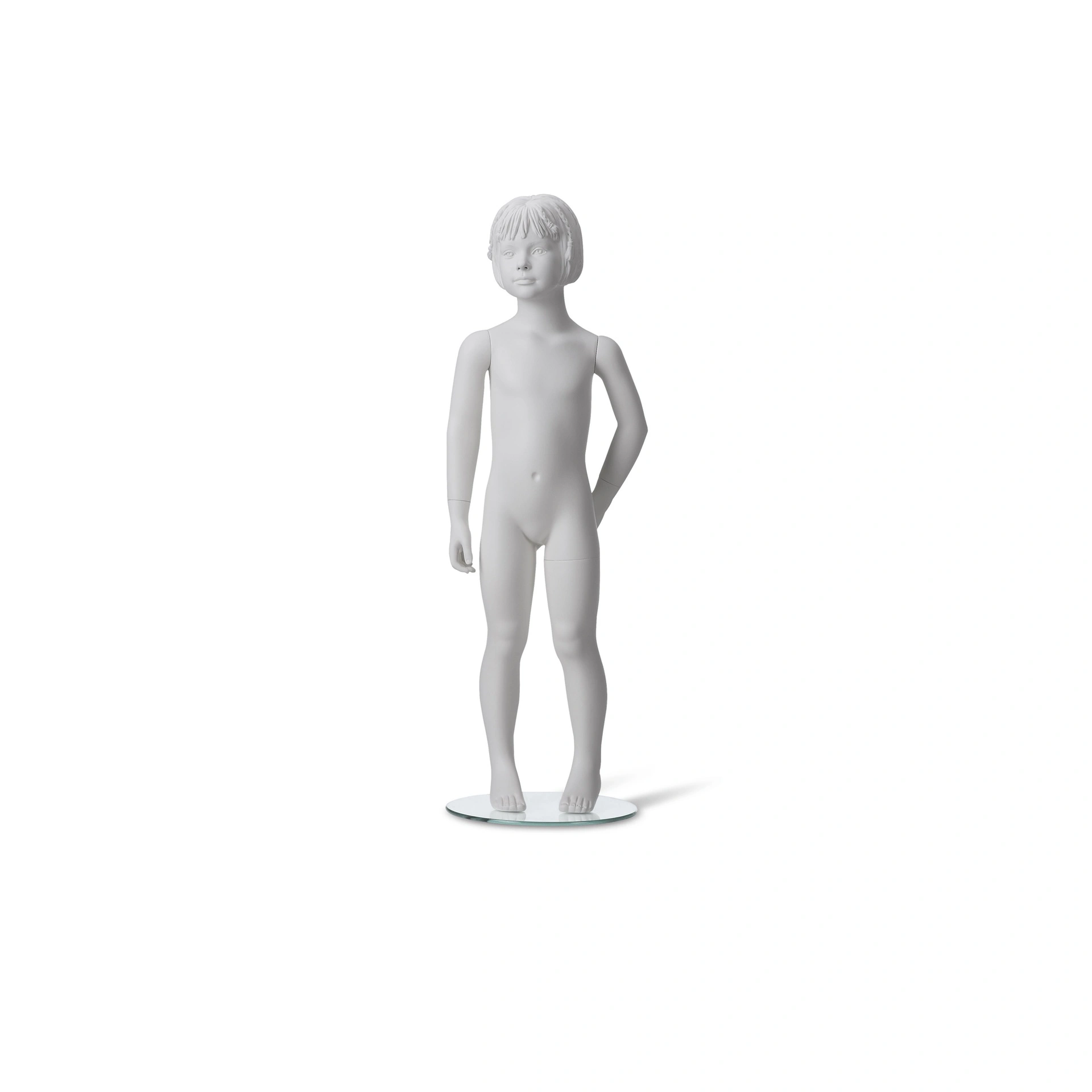 child window mannequin sculpted hair, 4 yr, Q-Kids