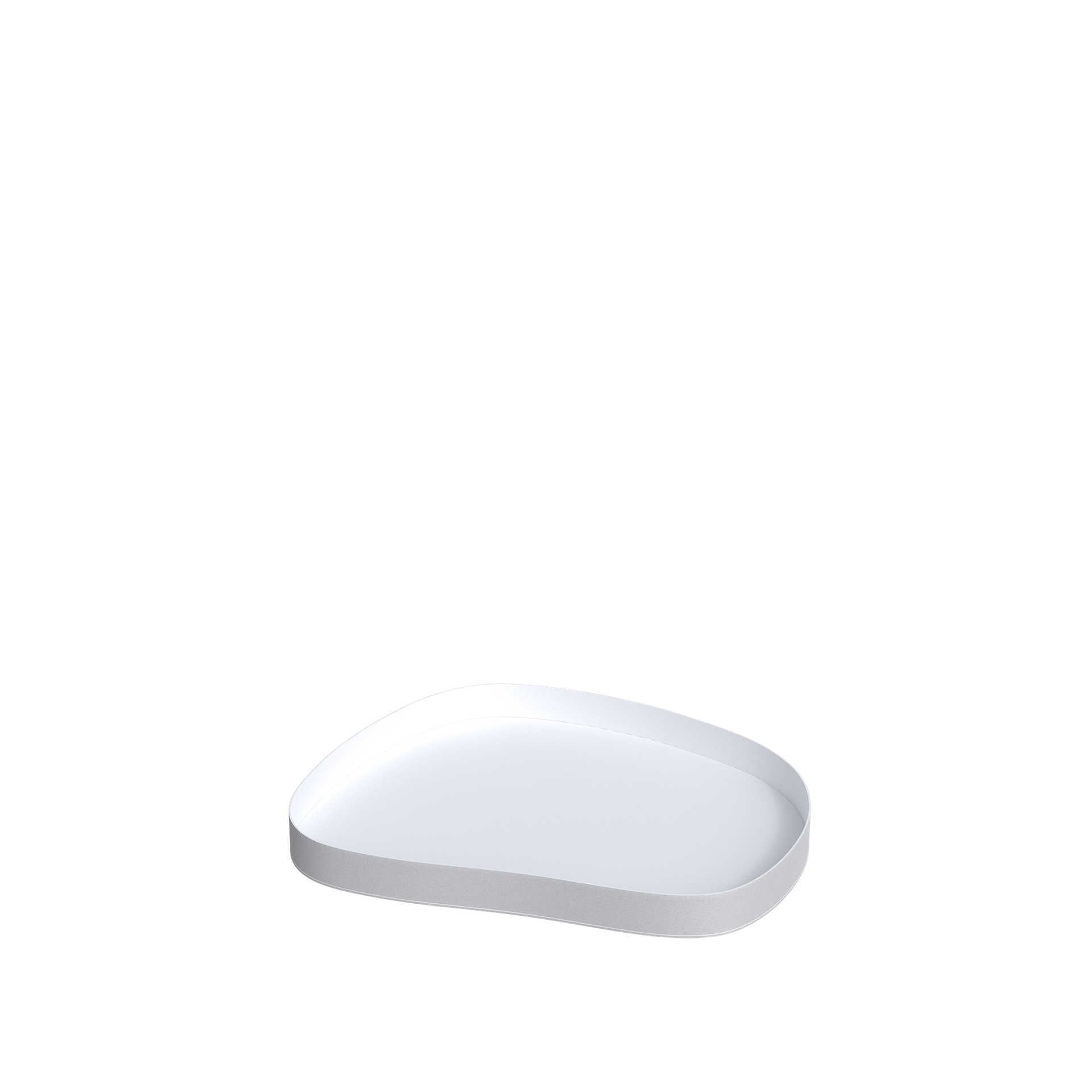 BINK - Display plateau 30x35 cm, metaal, wit