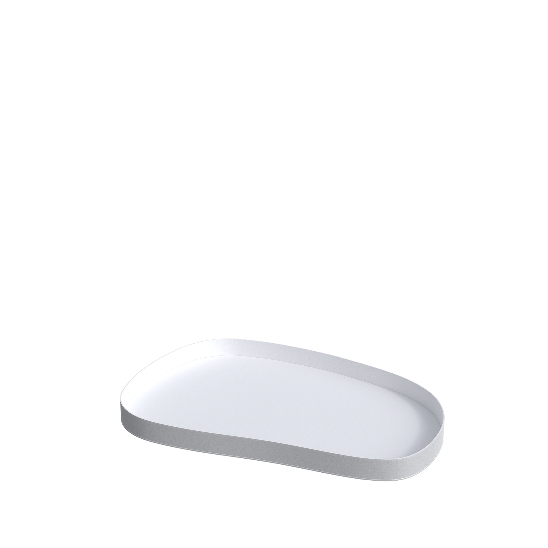 BINK - Display plateau 30x45 cm, metaal, wit