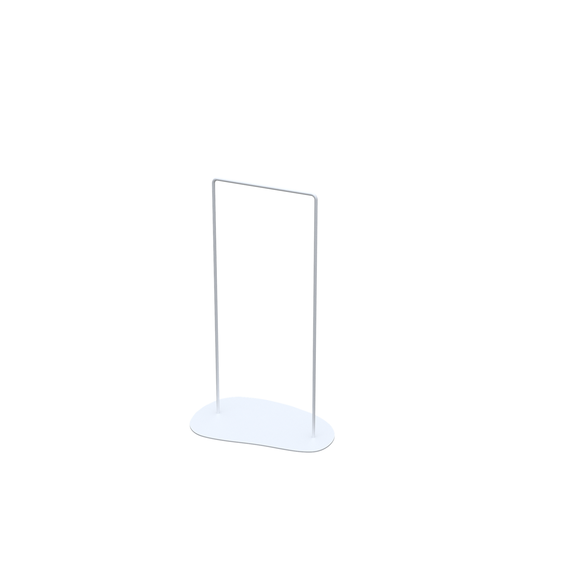 BINK - Halsketten-Display, Höhe 35 cm, matt weiß.