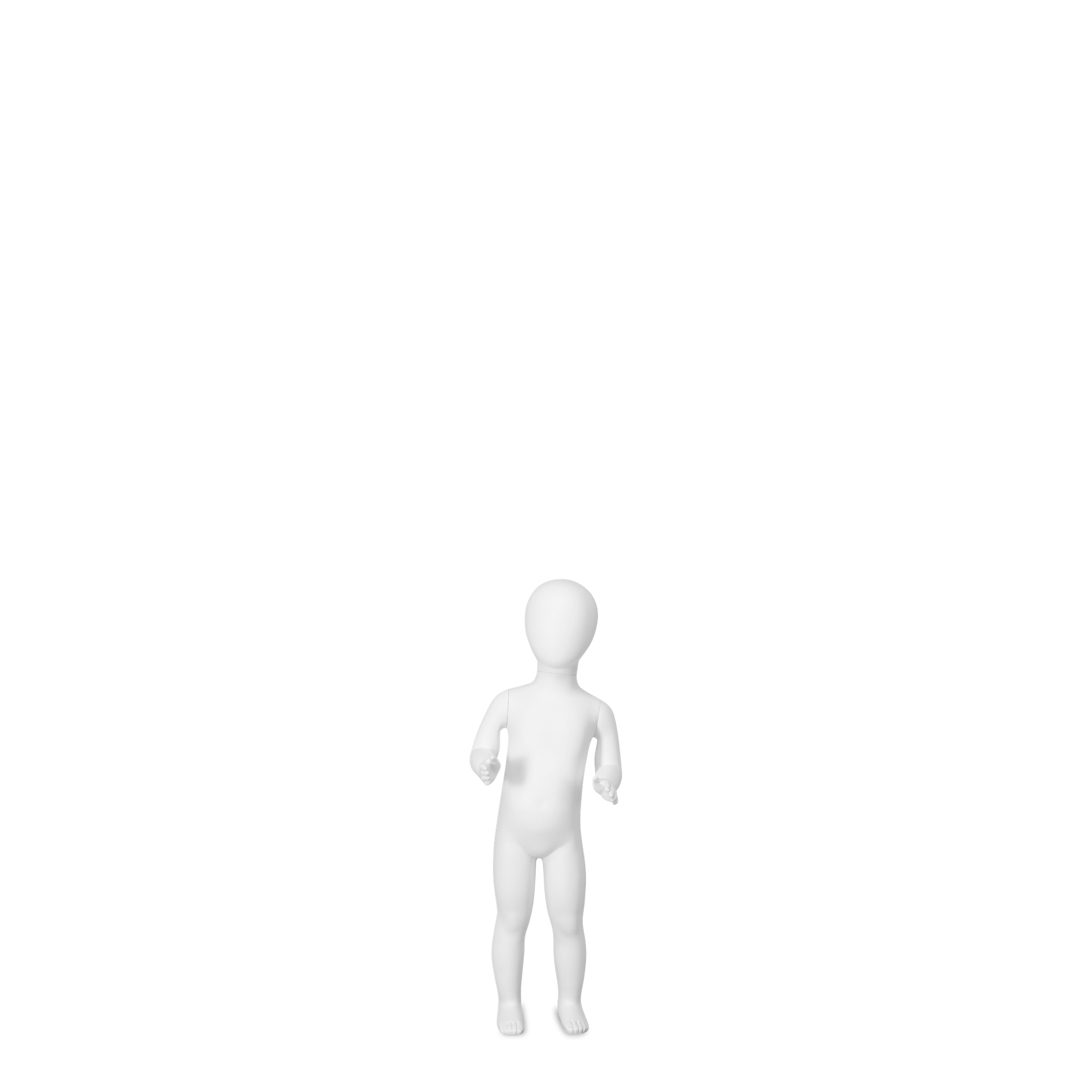 Maniquí infantil, 1 año, blanco mate, Cosmic