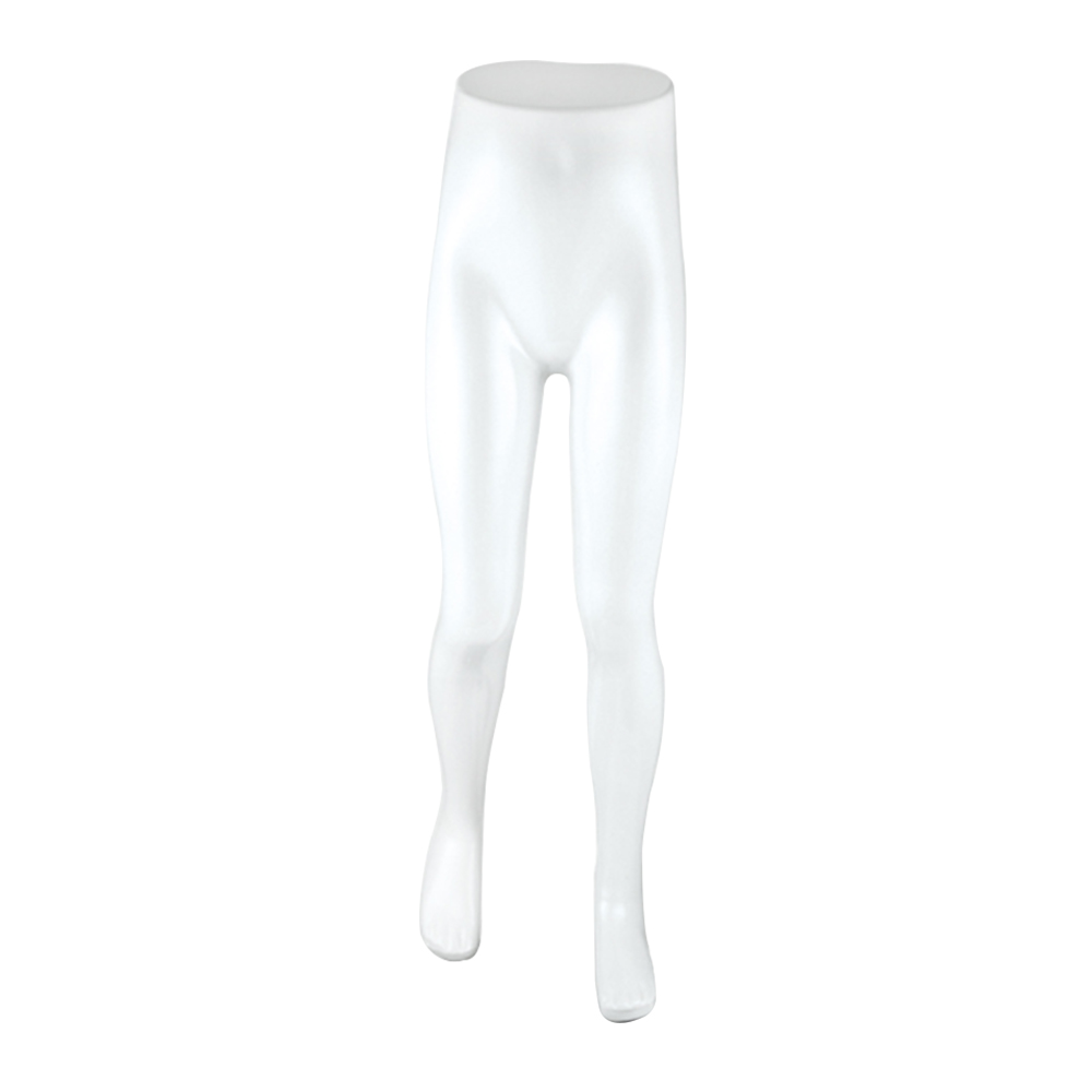 Infantil trousersform, 8-10 year, blanco glossy