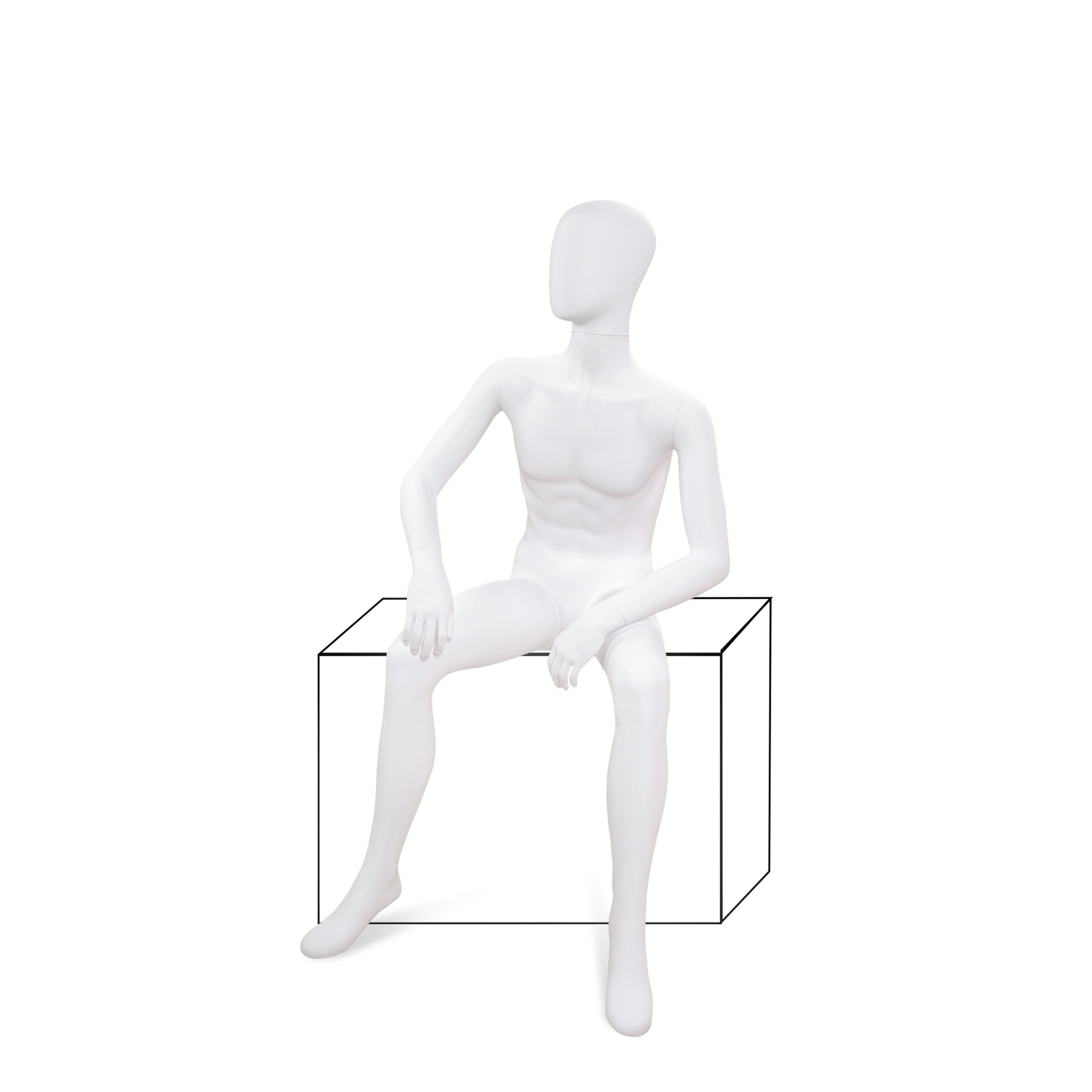 BINK - Maniquí de hombre, blanco mate, Cosmic