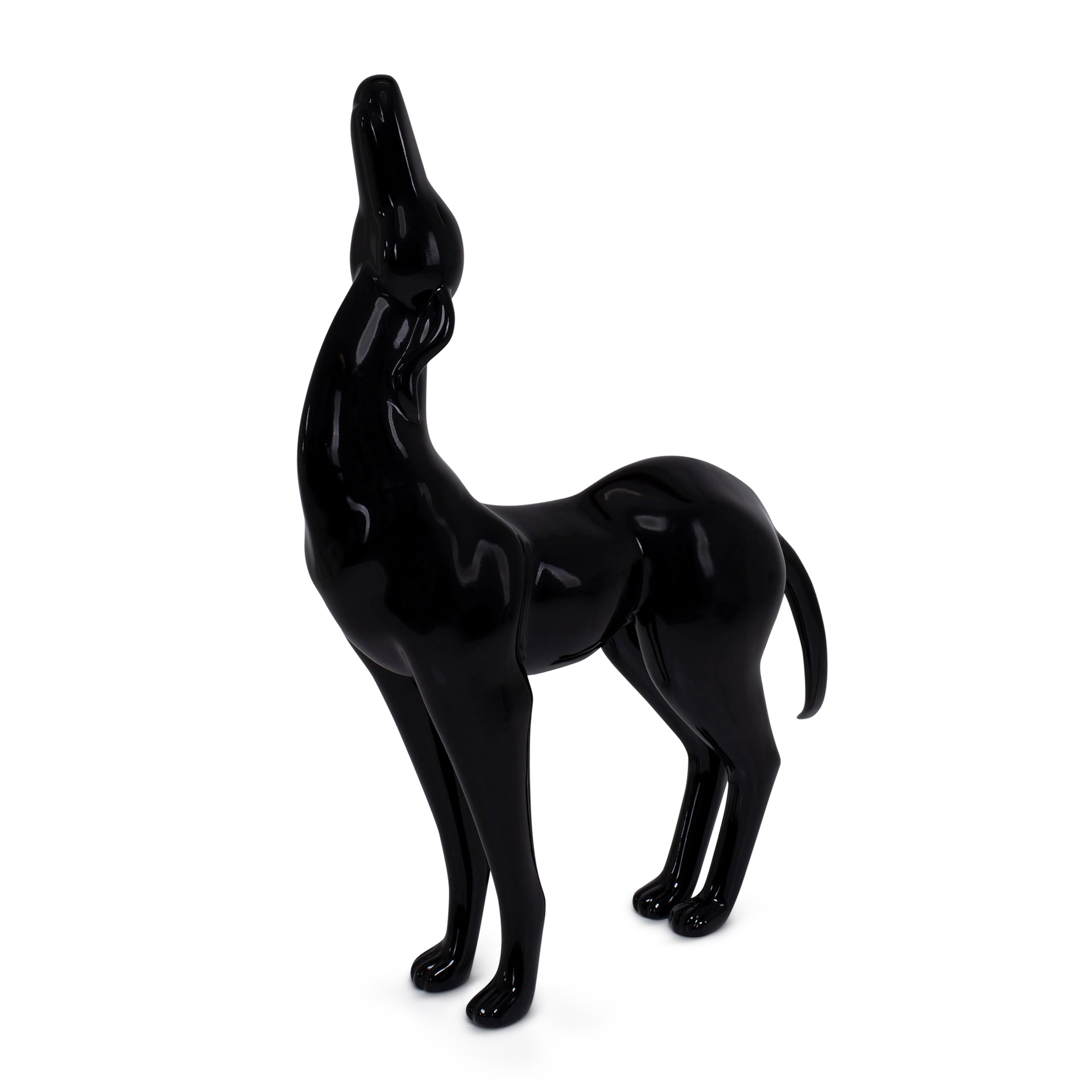 BINK - Perro erguido, negro brillante