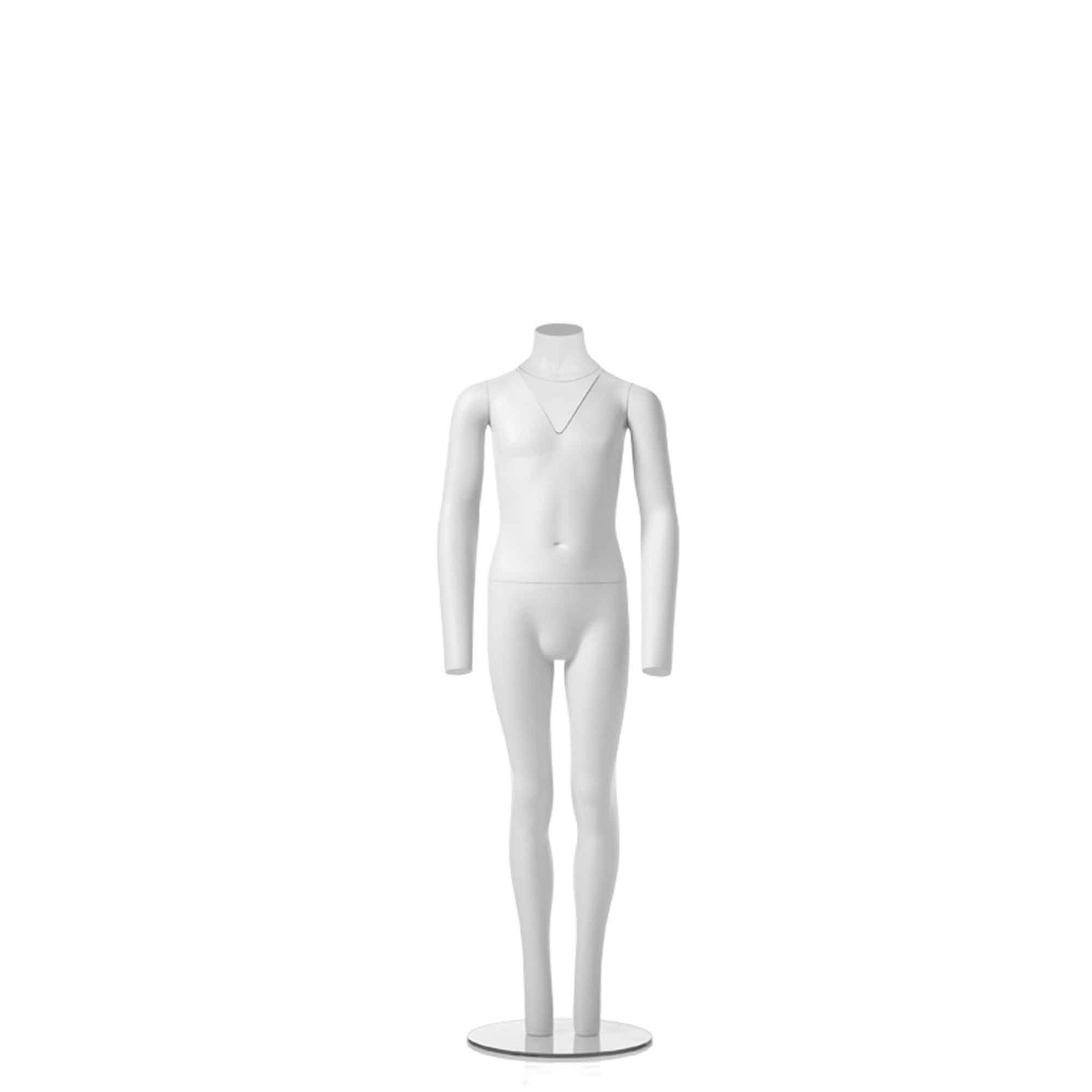 Maniquí infantil ghost para fotografía de productos, Packshot, postura C03.