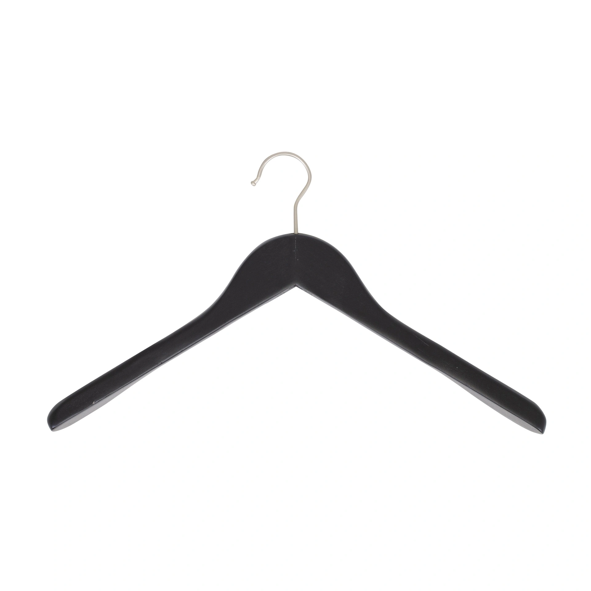 BINK - Schwarzer Kleiderbügel für Blazer, 3 cm Schulterbreite, 41 cm Breite, Nickelhaken – Karton mit 50 Stück