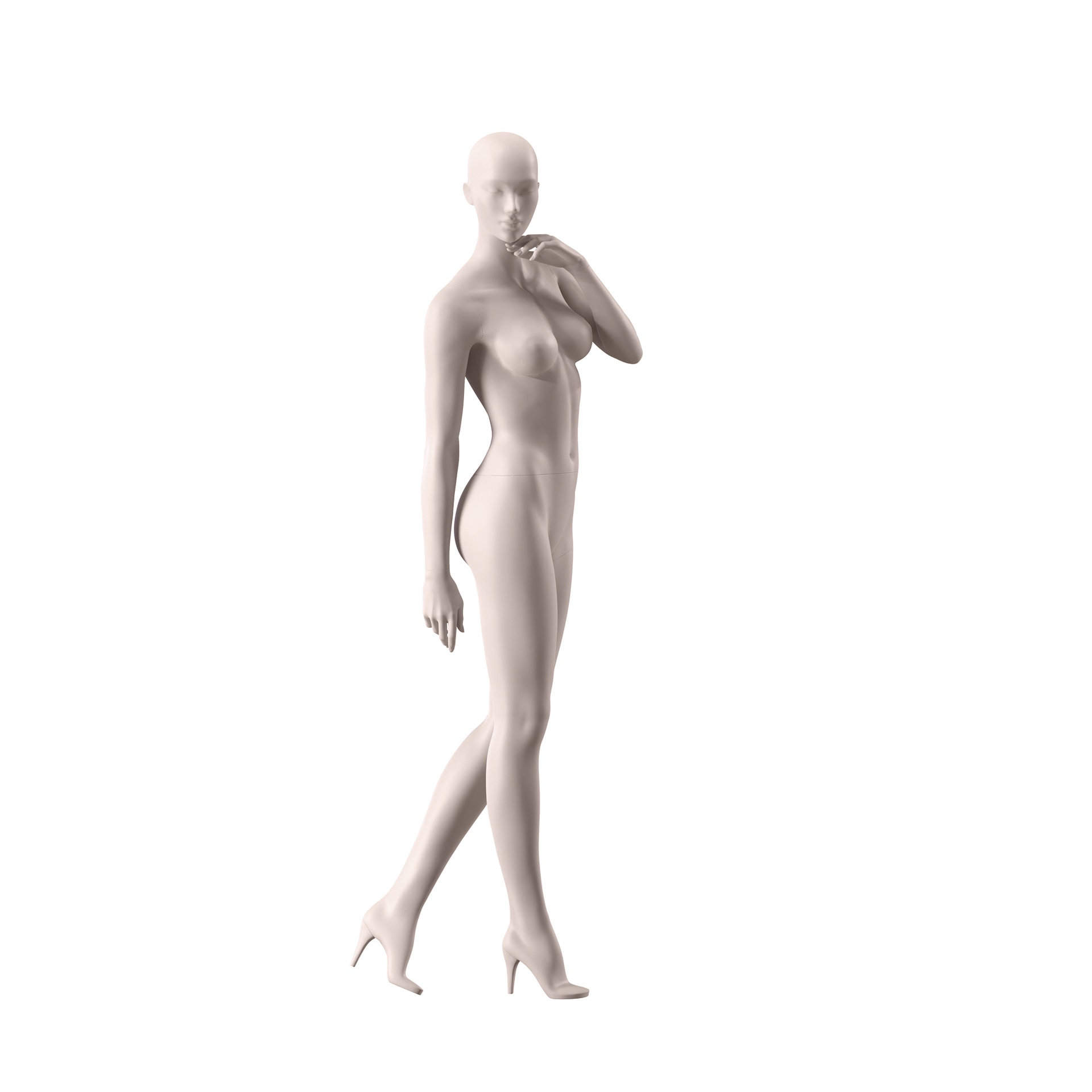 BINK - Lingerie mannequin dame B-cup huidskleur staande pose 04B 