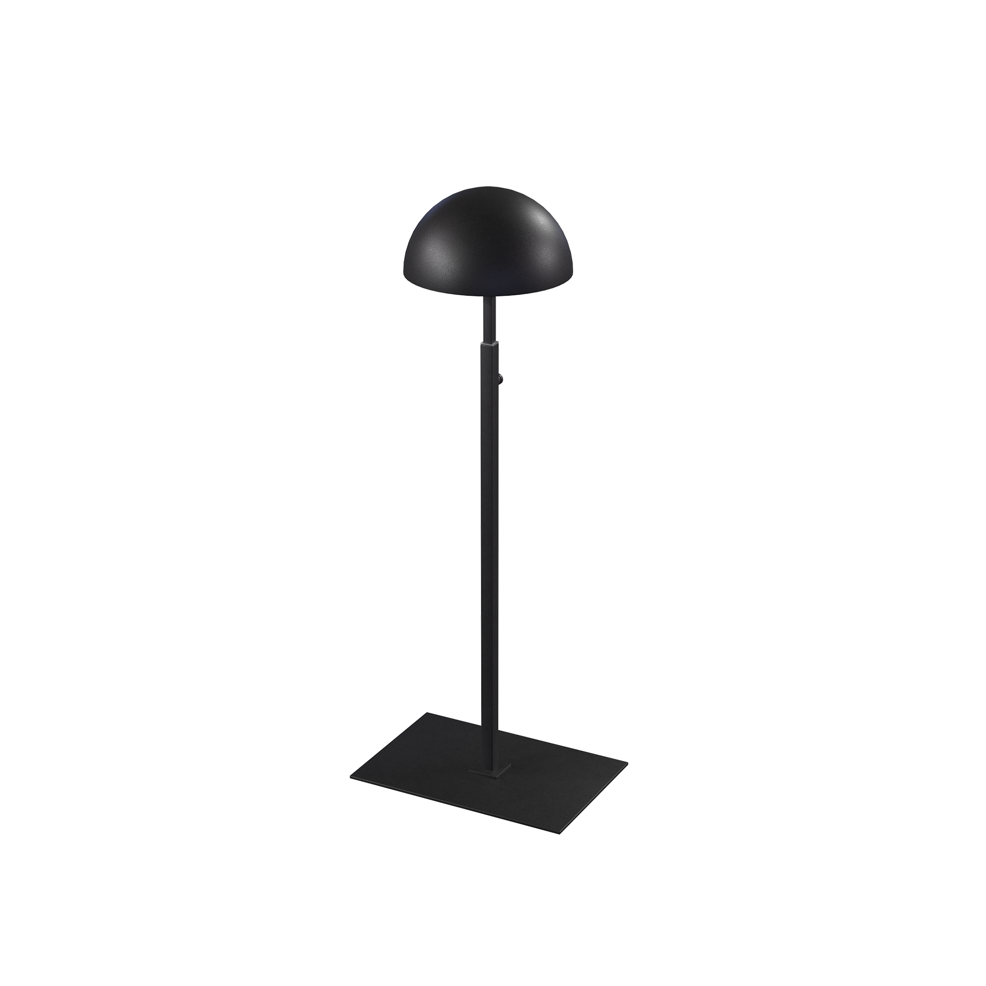 BINK - Support de présentation pour chapeaux, pour présentation de bonnets et casquettes, en acier noir laqué