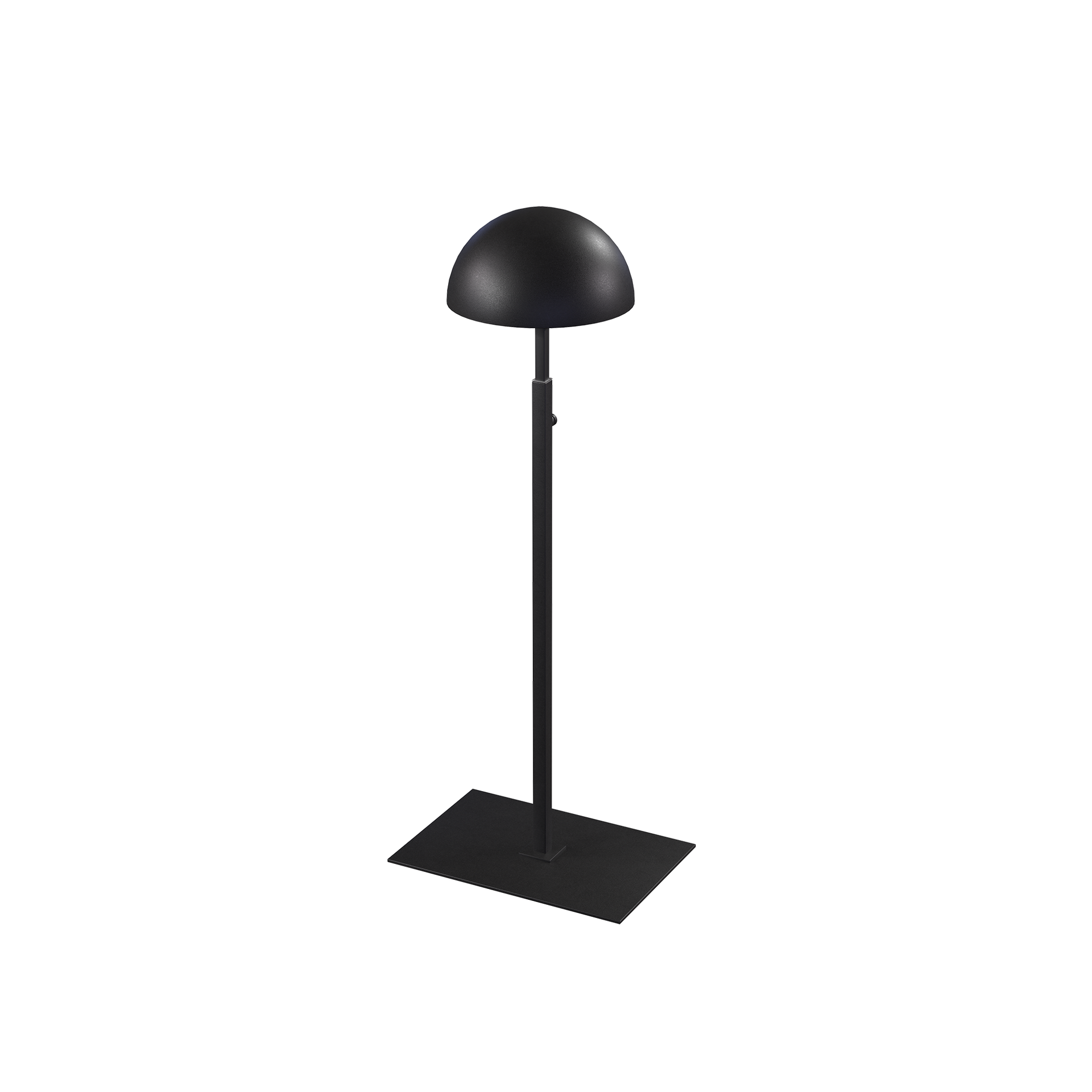 BINK - Support de présentation pour chapeaux, pour présentation de bonnets et casquettes, en acier noir laqué