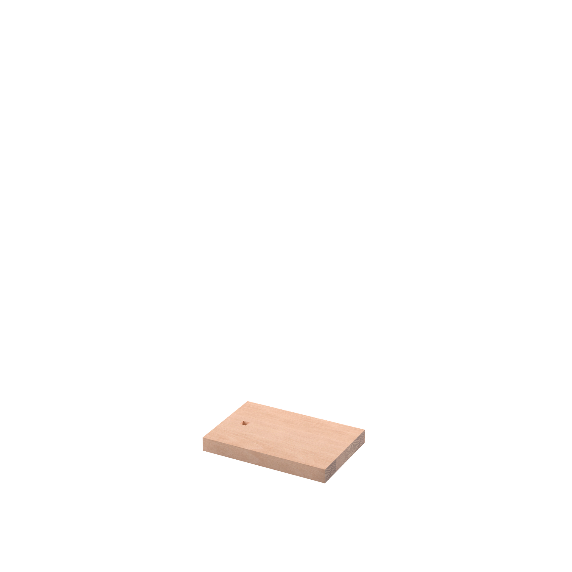 BINK - Dekorative Säule, Buchenholz, 12x18 cm, für Innenausstellungen, Plug-in
