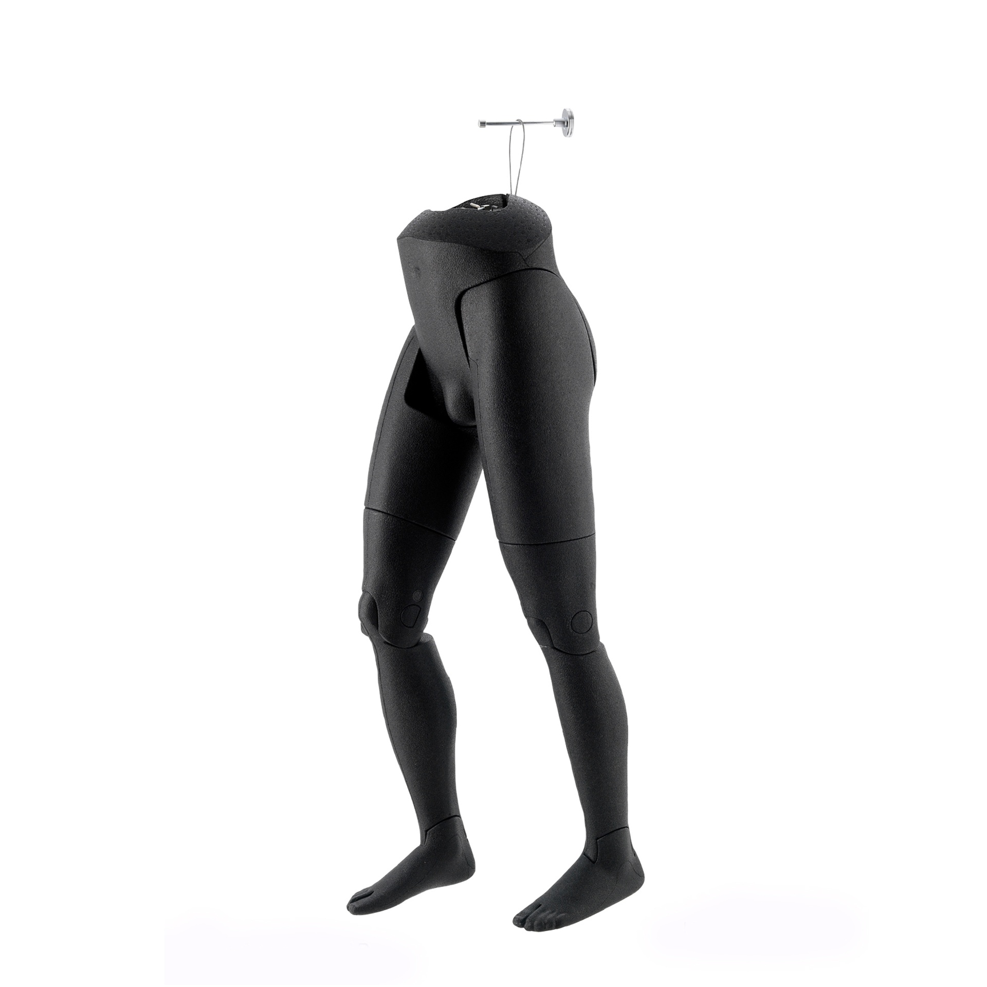 BINK - Beweegbare benendisplay, heren, zwart, incl. metalen ophanglus
