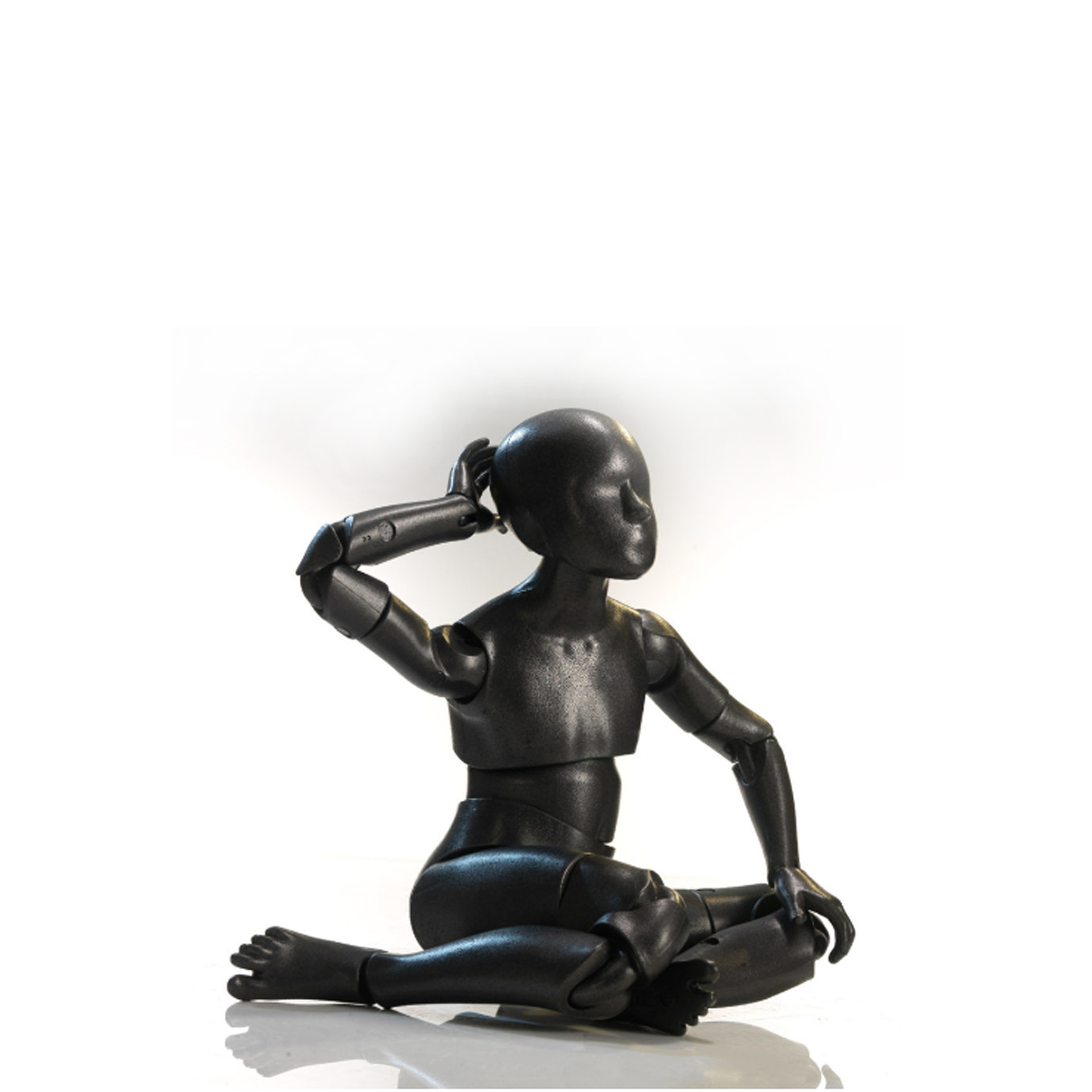 BINK - Flexibele kinderfiguur, Livelymen, zwarte kleur