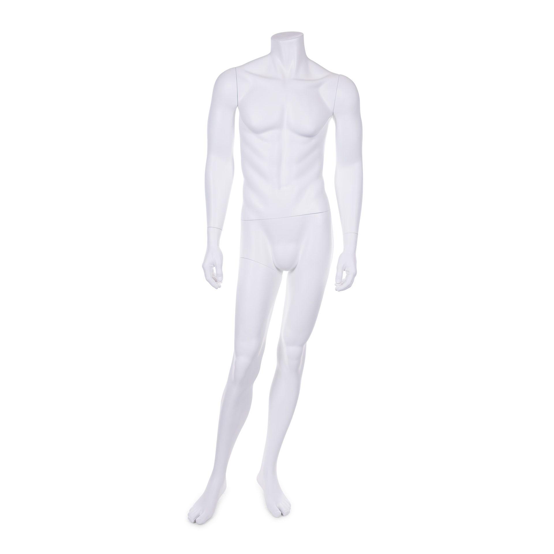 BINK - Mannequin homme sans tête, couleur blanc mat