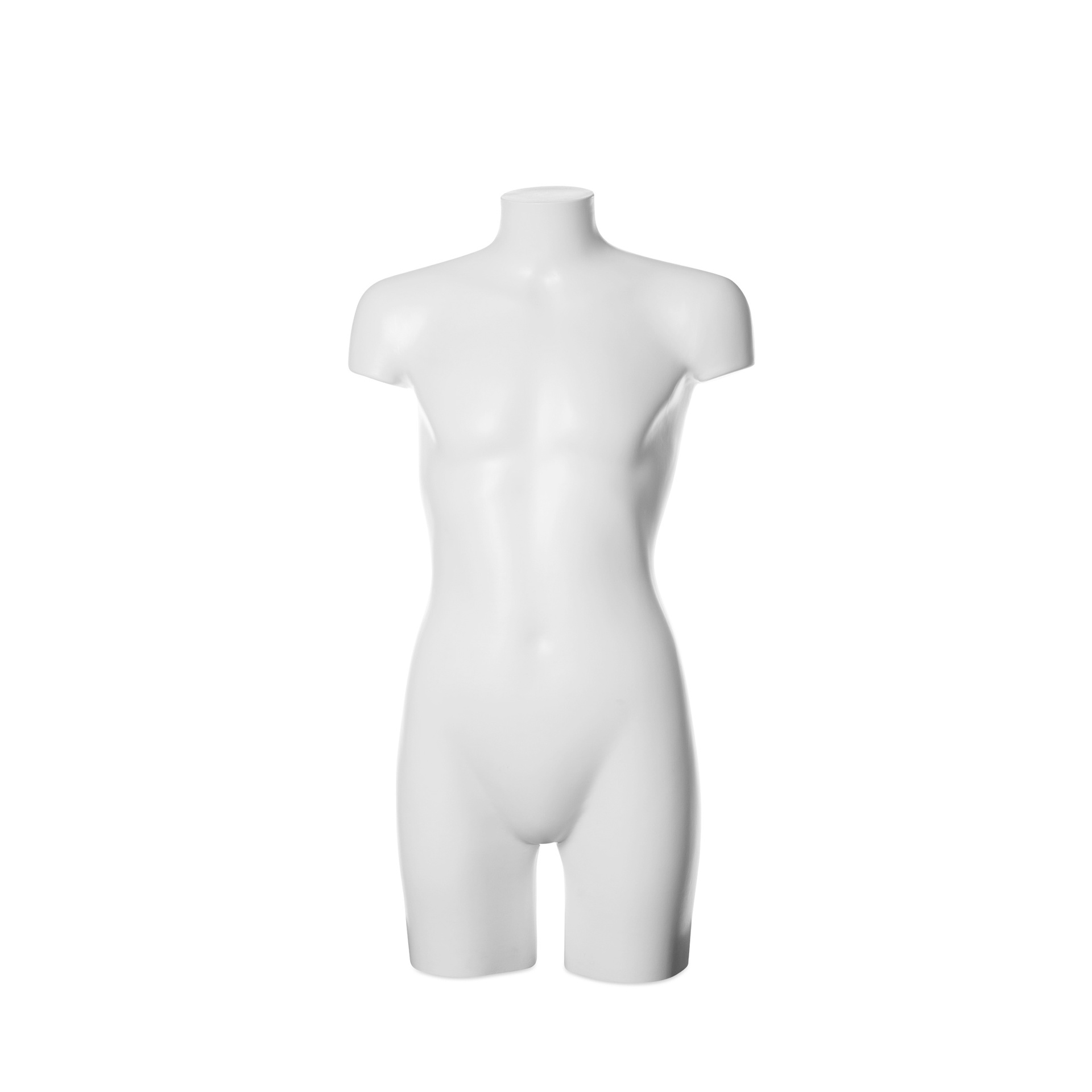 BINK - Kunststoff-Kindertorso, weißer recycelbarer Kunststoff, Pose 2030_WH
