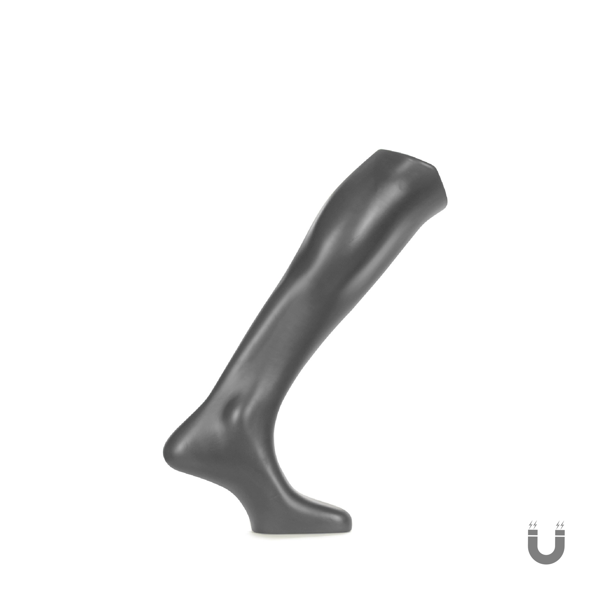 BINK - Male leg, selfstanding, plastic , grey color
