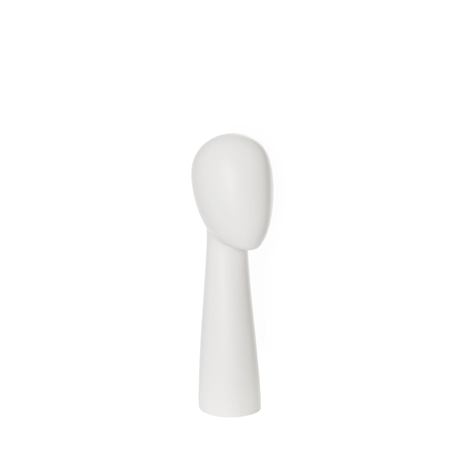 BINK - Abstraktem Damenkopf, langen Neck, FRP weiβ matt