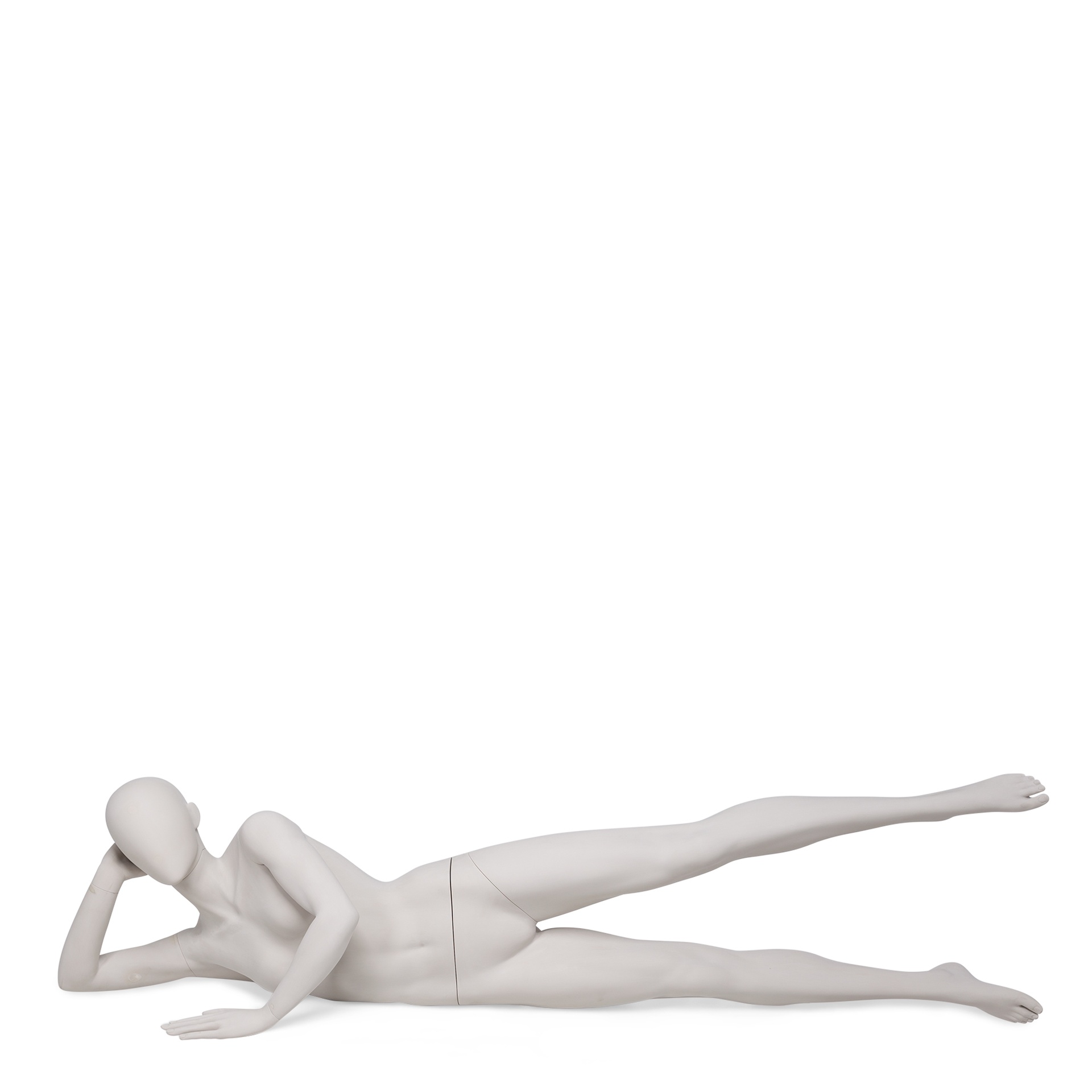 BINK - Damenfigur abstraktem  Kopf, In Shape, grau