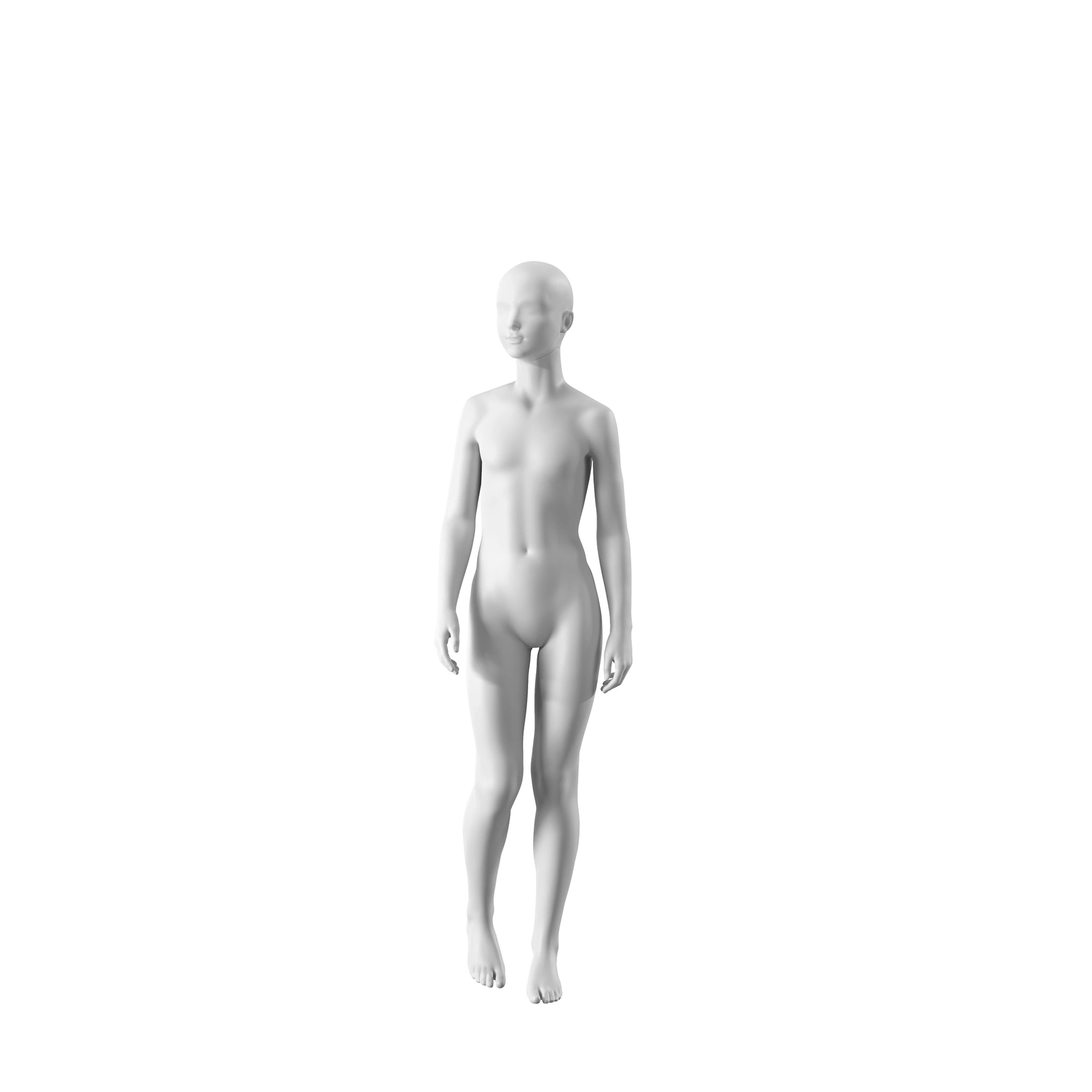 BINK - Maniquí infantil, 12 años, semi abstracto, blanco