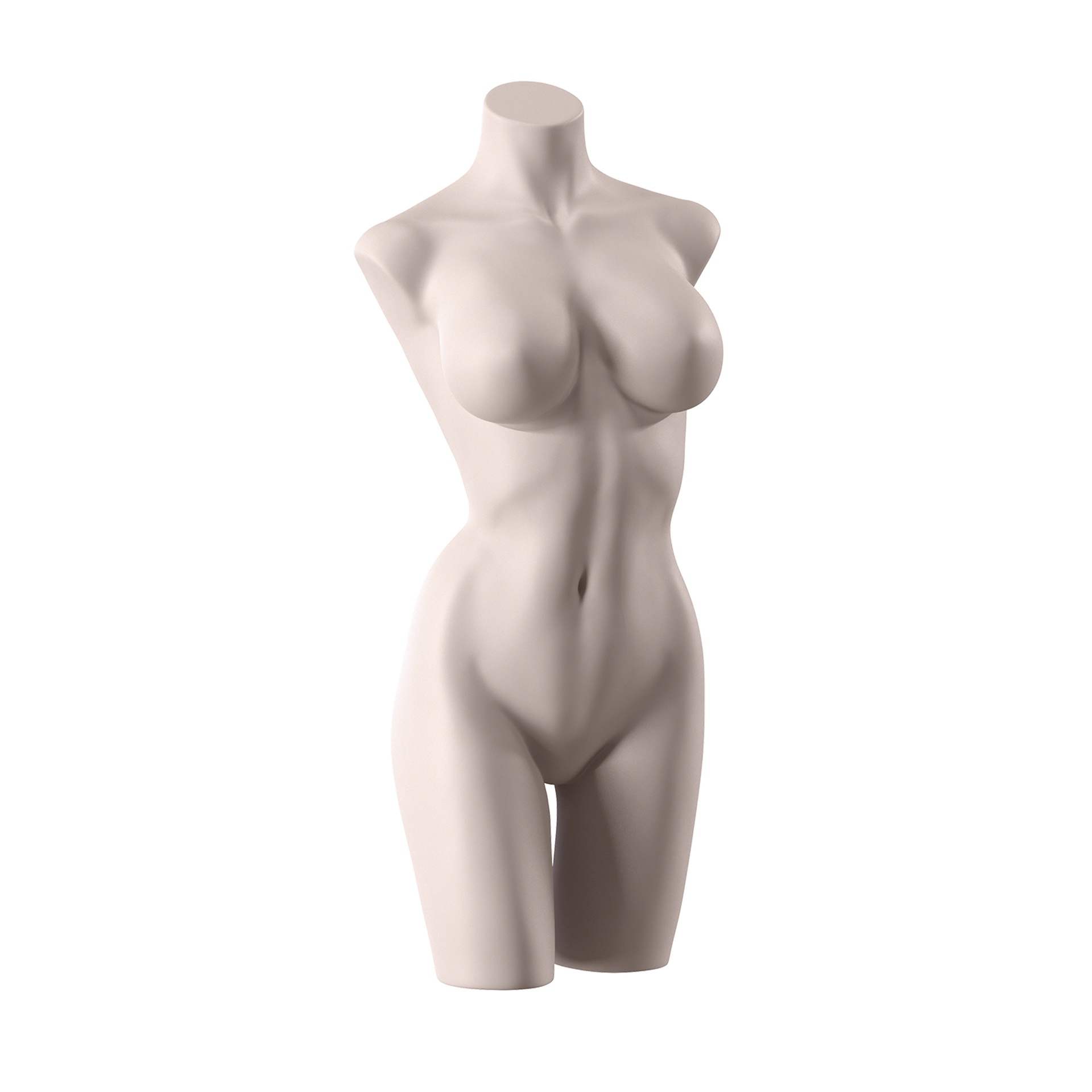 BINK - Lingerie torso, female, D-cup, light skin color, pose 005