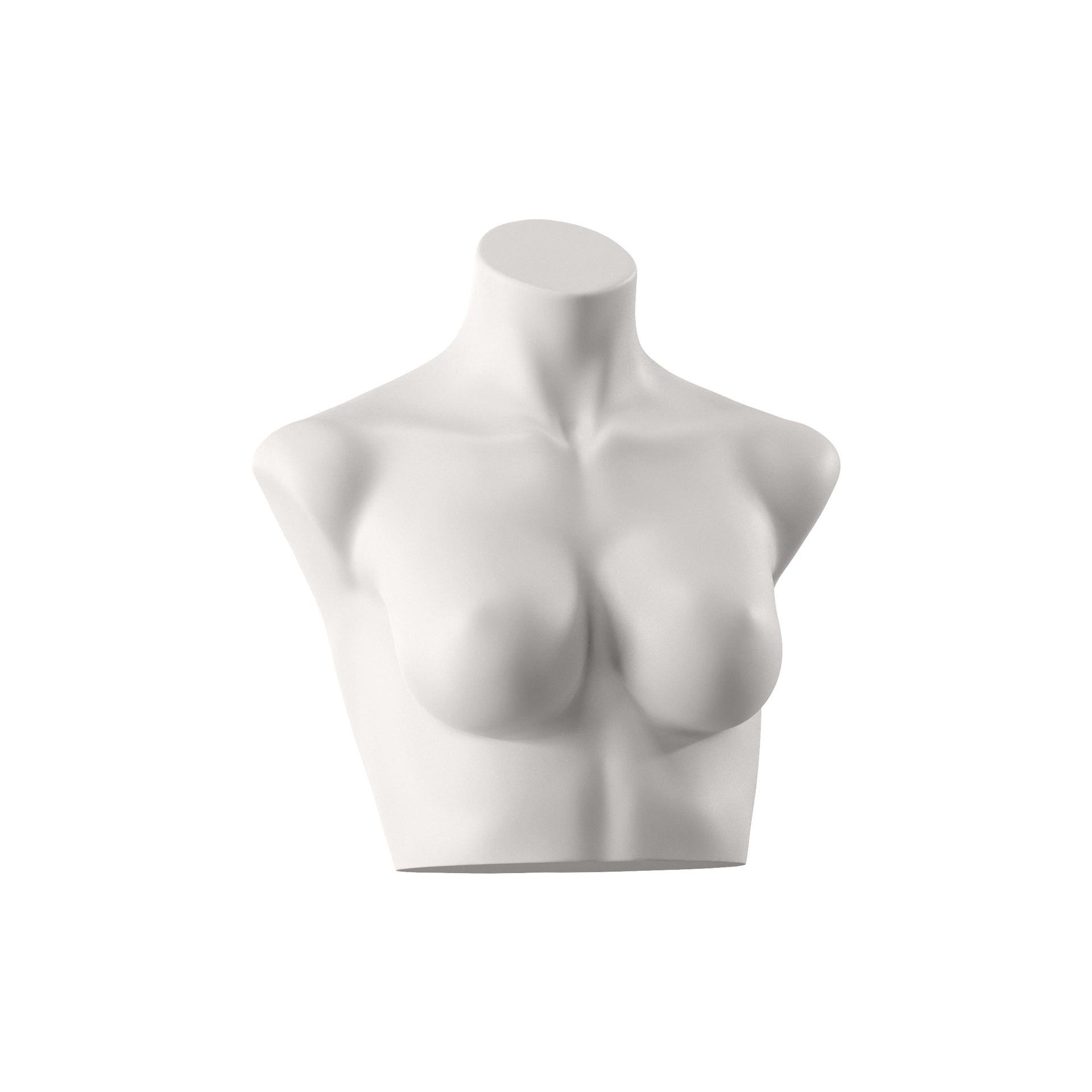 BINK - Lingerie bust, female, C-cup, warm white color, pose 102