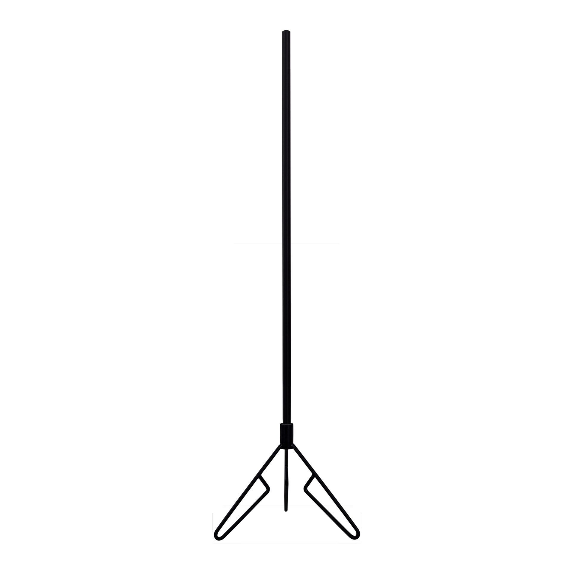 BINK - Ständer für Büste, Dreipunktstahl, Stab Länge 110 cm, Farbe schwarz, Anschluss in der Mitte