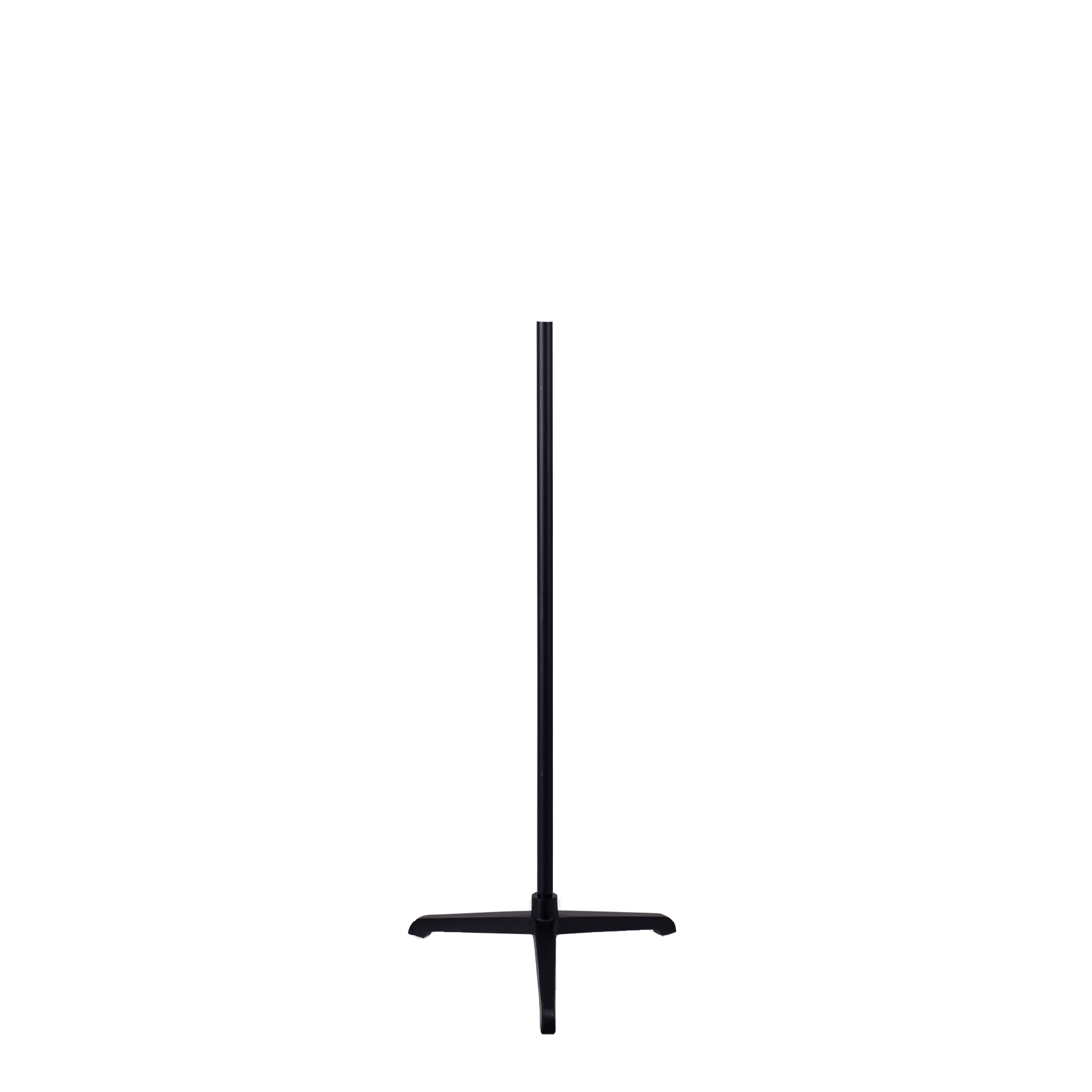 BINK - Dreipunkt-Büstenständer für Kinderbüste + 8 Jahre, Ausführung schwarz Stahl, Stab Länge 80 cm, Durchmesser 22 mm, Farbe schwarz