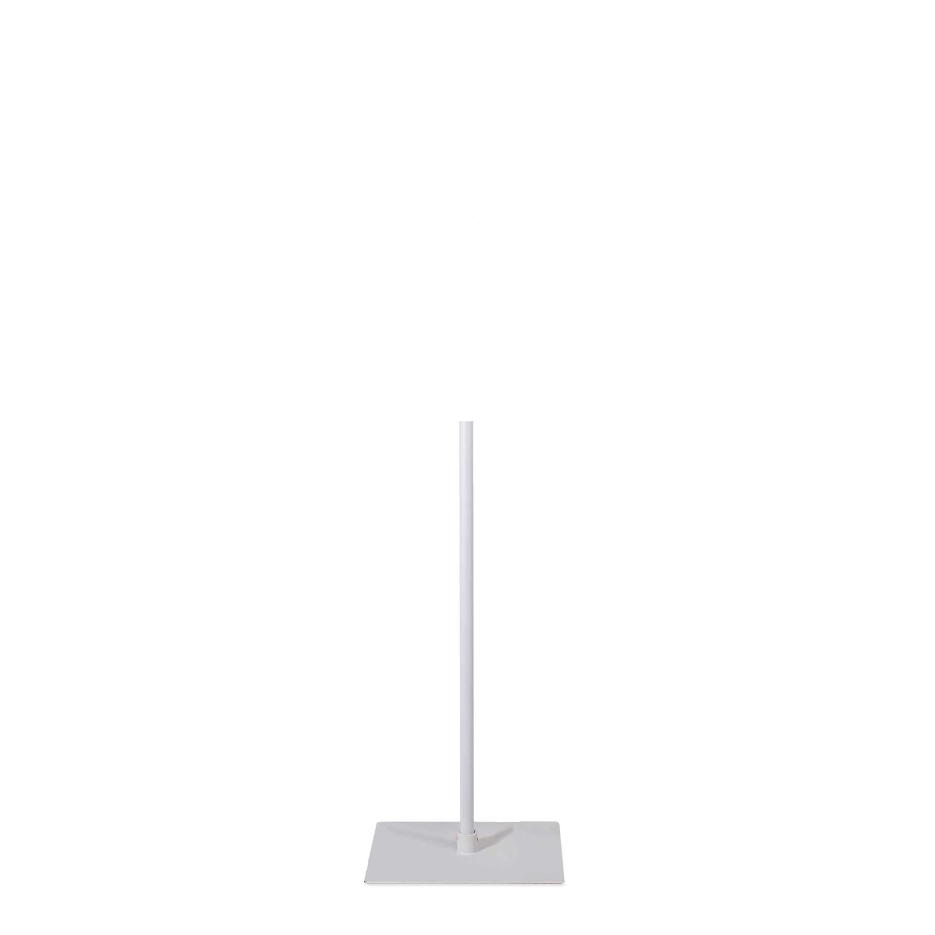 BINK - Bust stand for child bust, 55 cm, rectangular base plate, powder-coated white