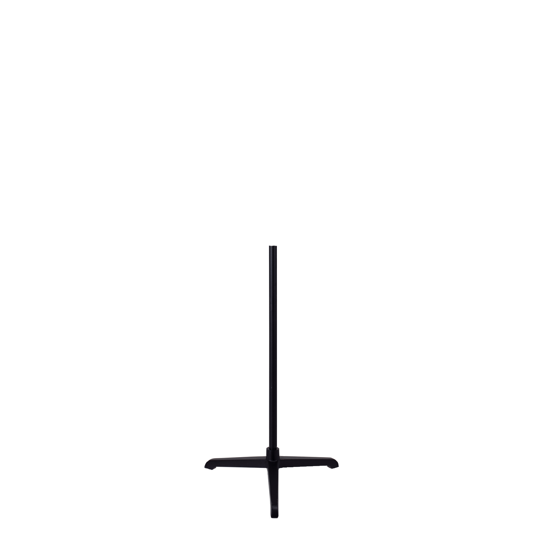 BINK - Dreipunkt-Büstenständer für Kinderbüste + 8 Jahre, Ausführung schwarz Stahl, Stab Länge 55 cm, Durchmesser 22 mm, Farbe schwarz