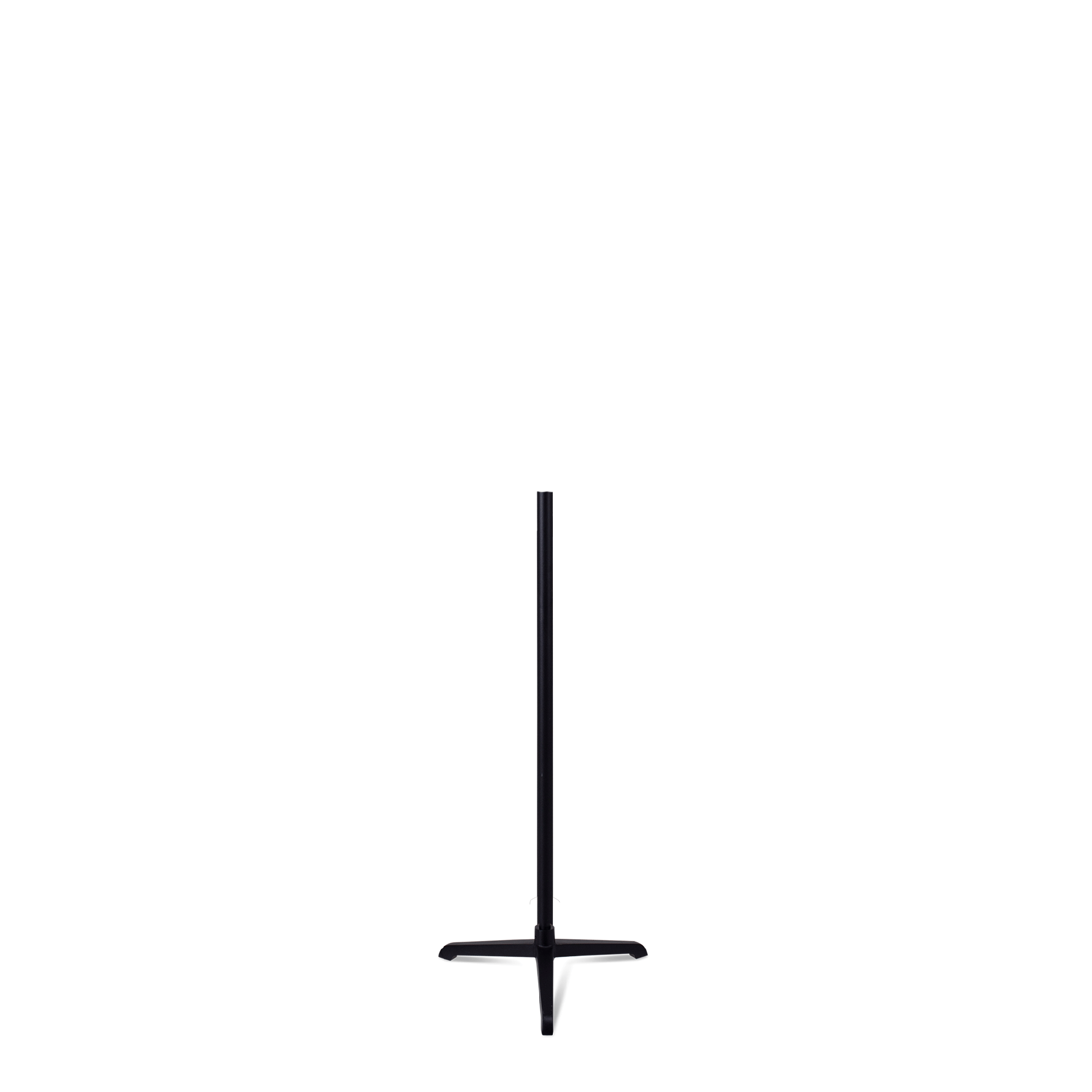 BINK - Dreipunkt-Büstenständer für Kinderbüste 0-4 Jahre, Ausführung schwarz Stahl, Stab Länge 55 cm, Durchmesser 22 mm, Farbe schwarz