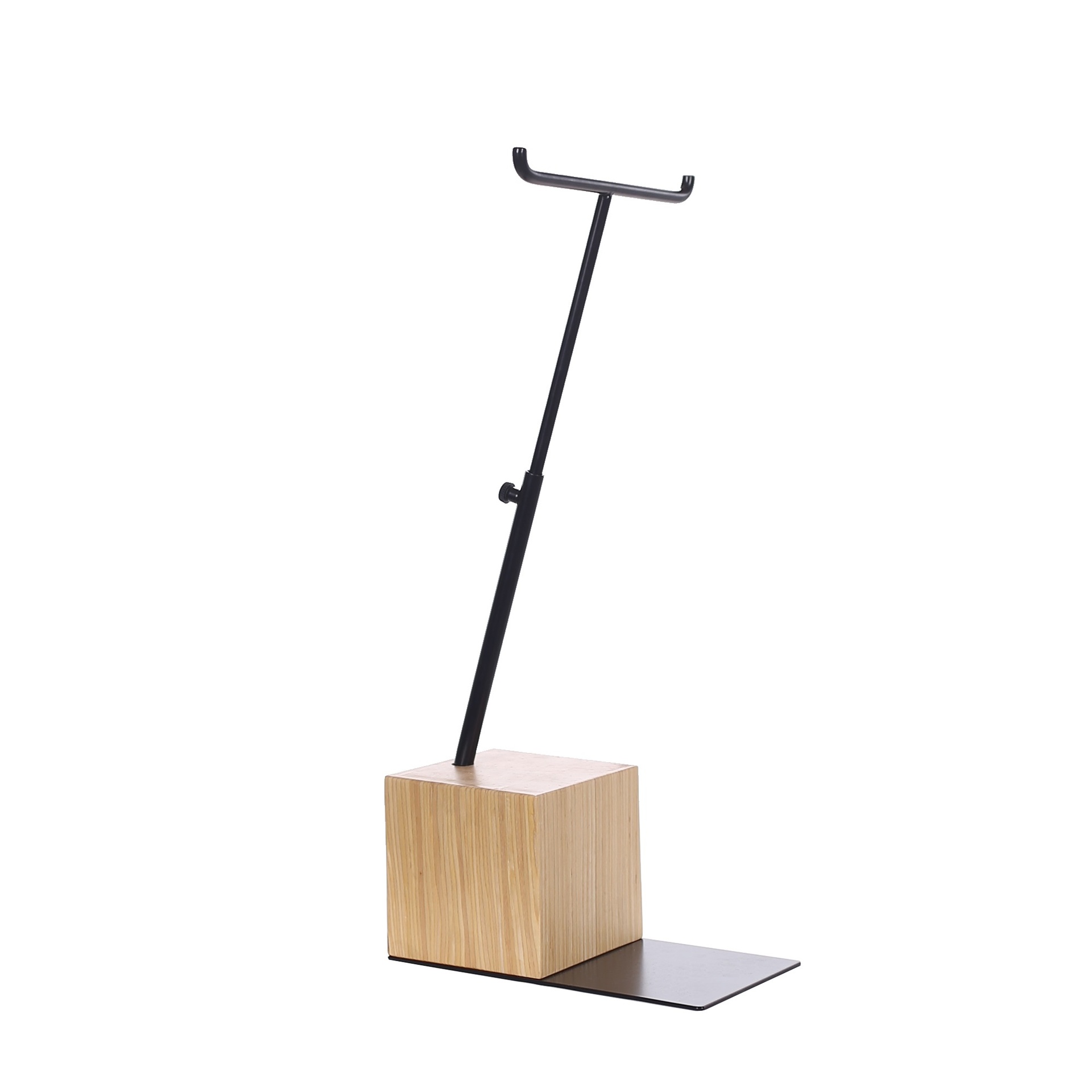 BINK - Présentoir universelle, noir + bois naturel