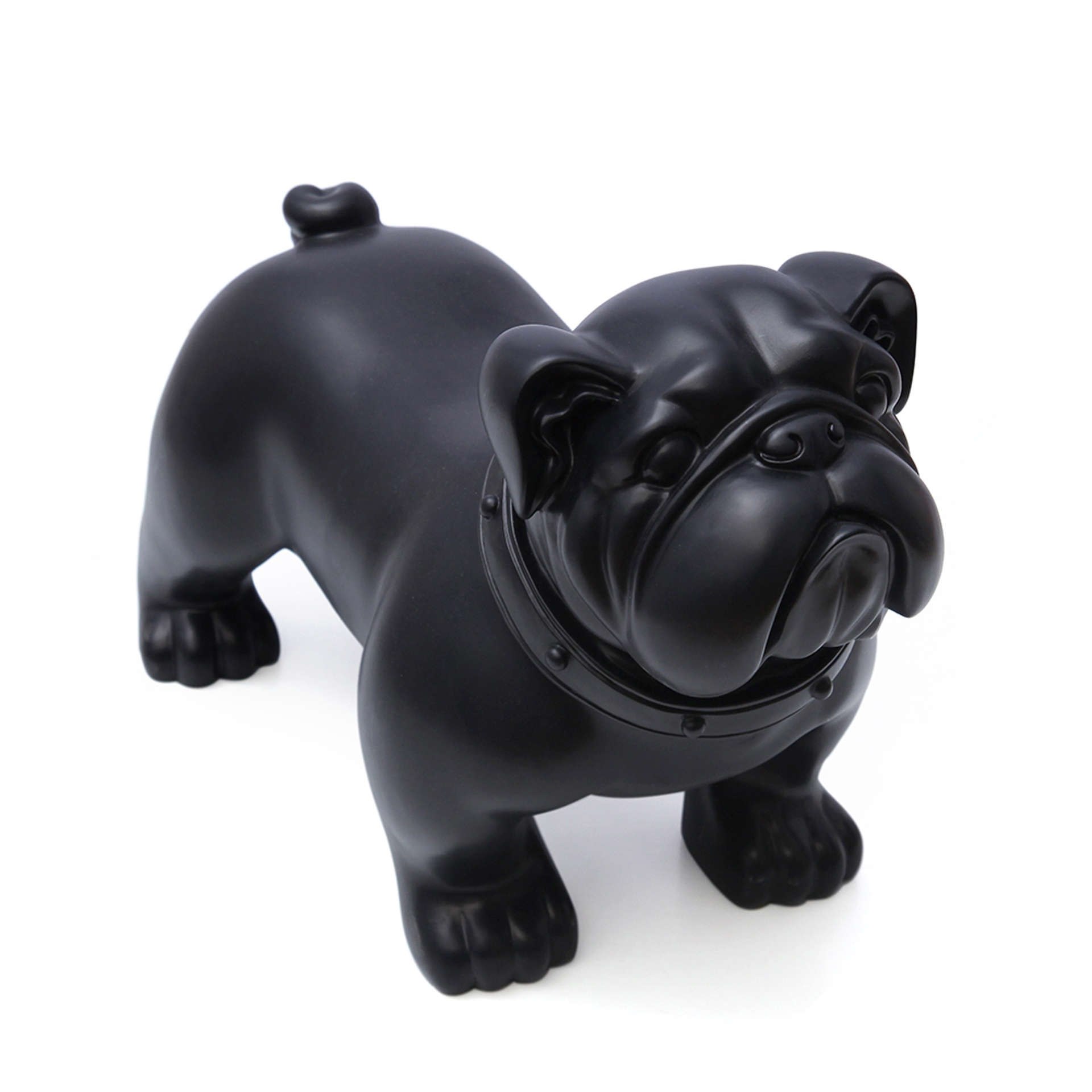 BINK - Dog mannequin display, prop, plastic, black, standing pose