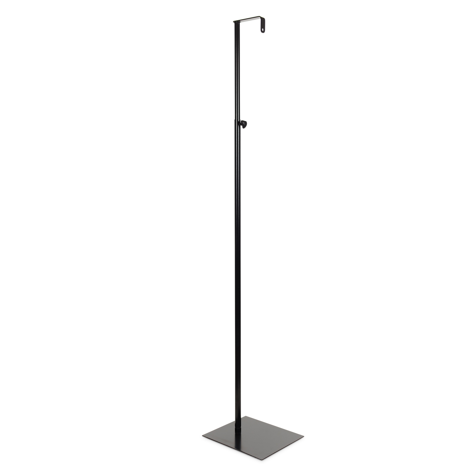 BINK - Stand for neck connection for busts and torsos, adjustable height, powder-coated black