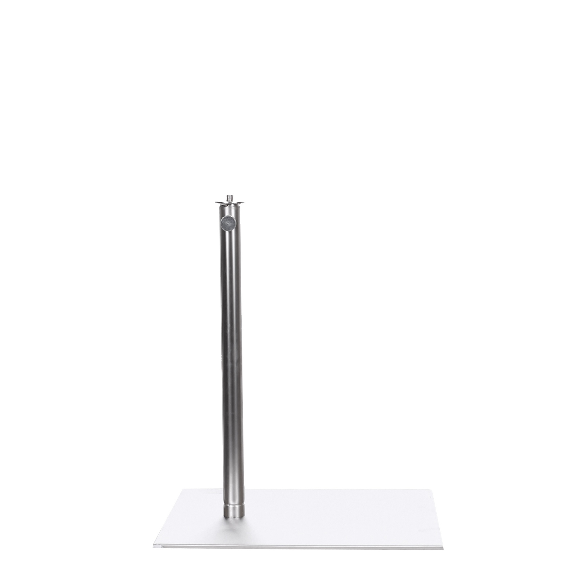 BINK - Bust stand, leg fixation M10, brushed steel