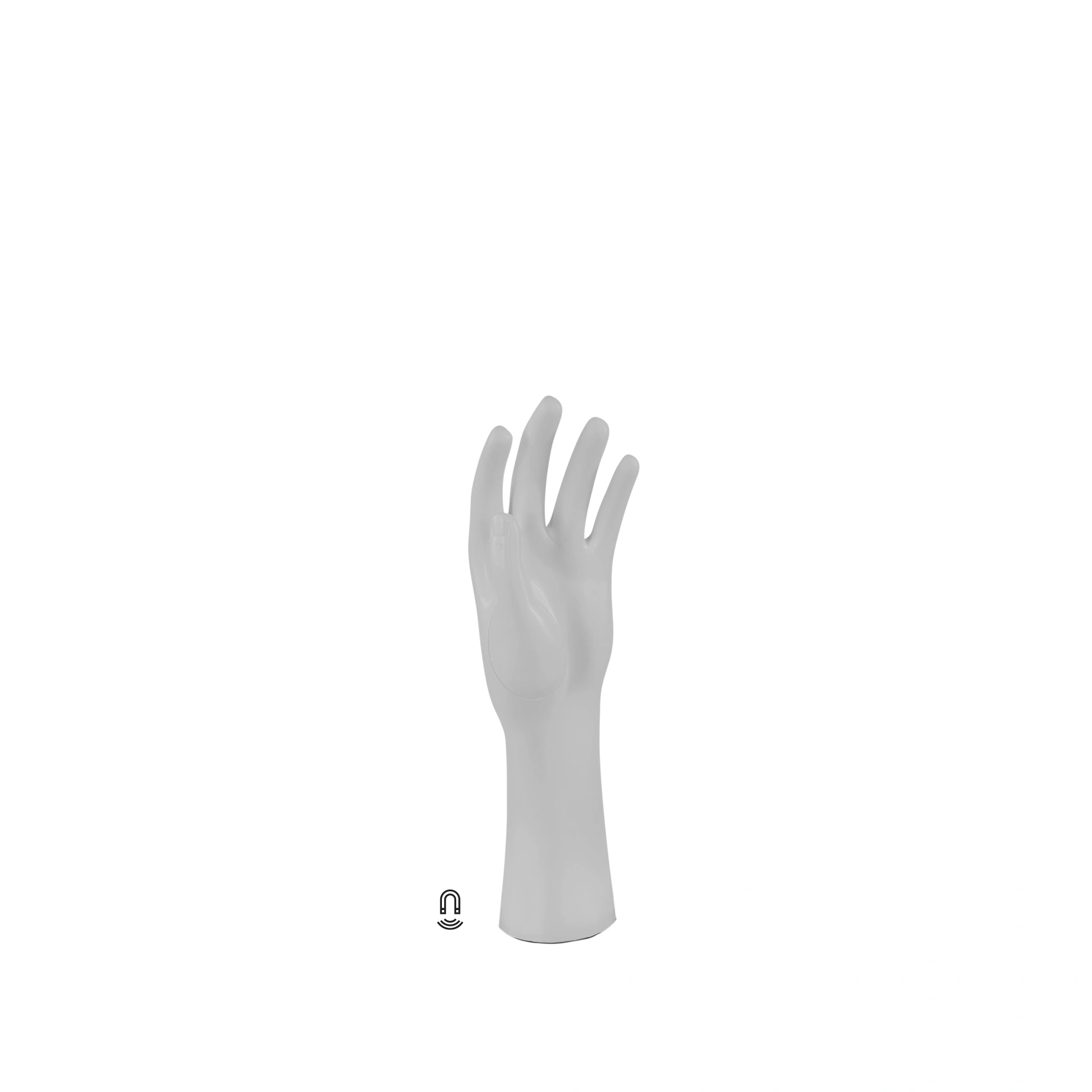 BINK - Handformer herenhand, PVC, lichtgrijs