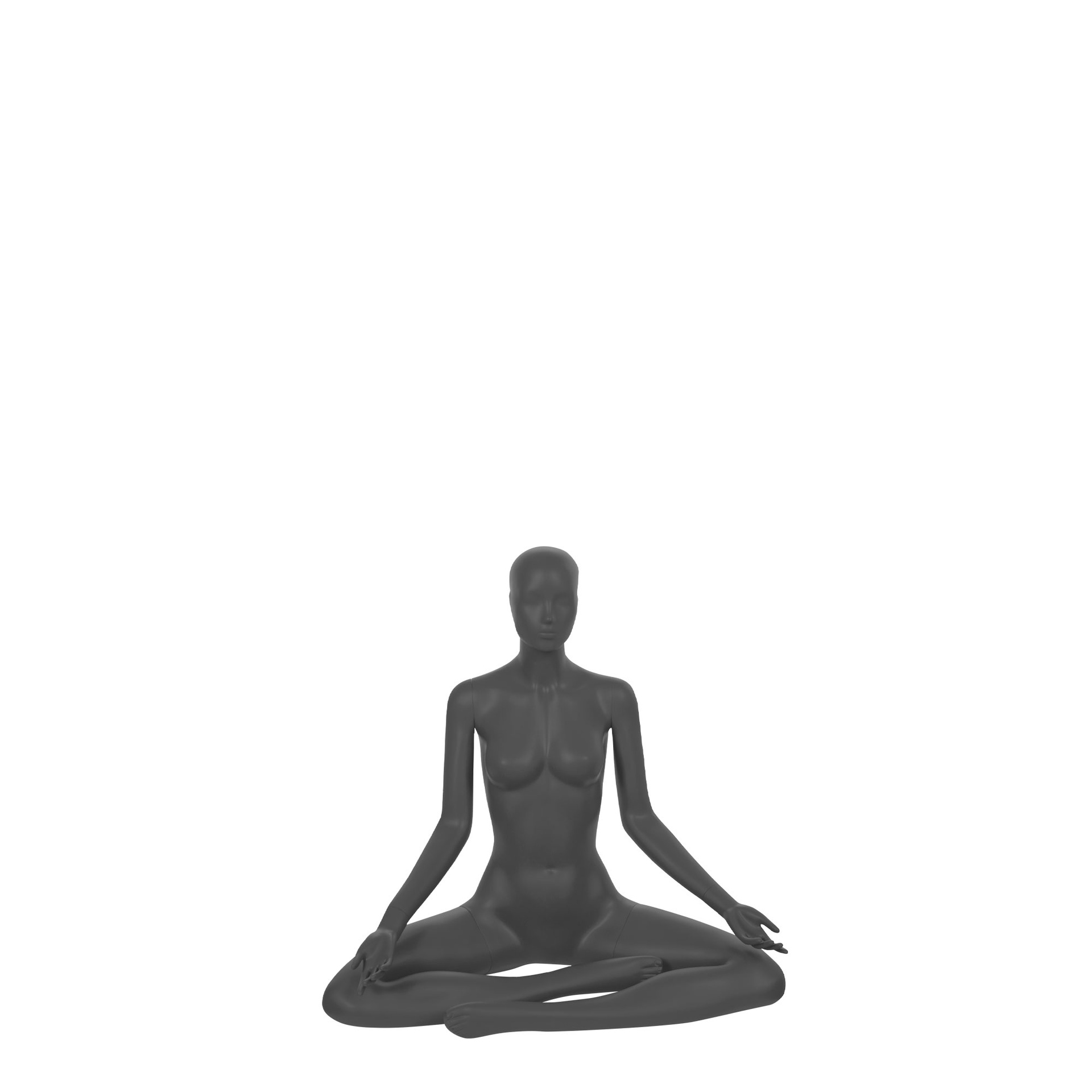 BINK - Cabeza abstracta maniquí femenino, Top deporte, yog