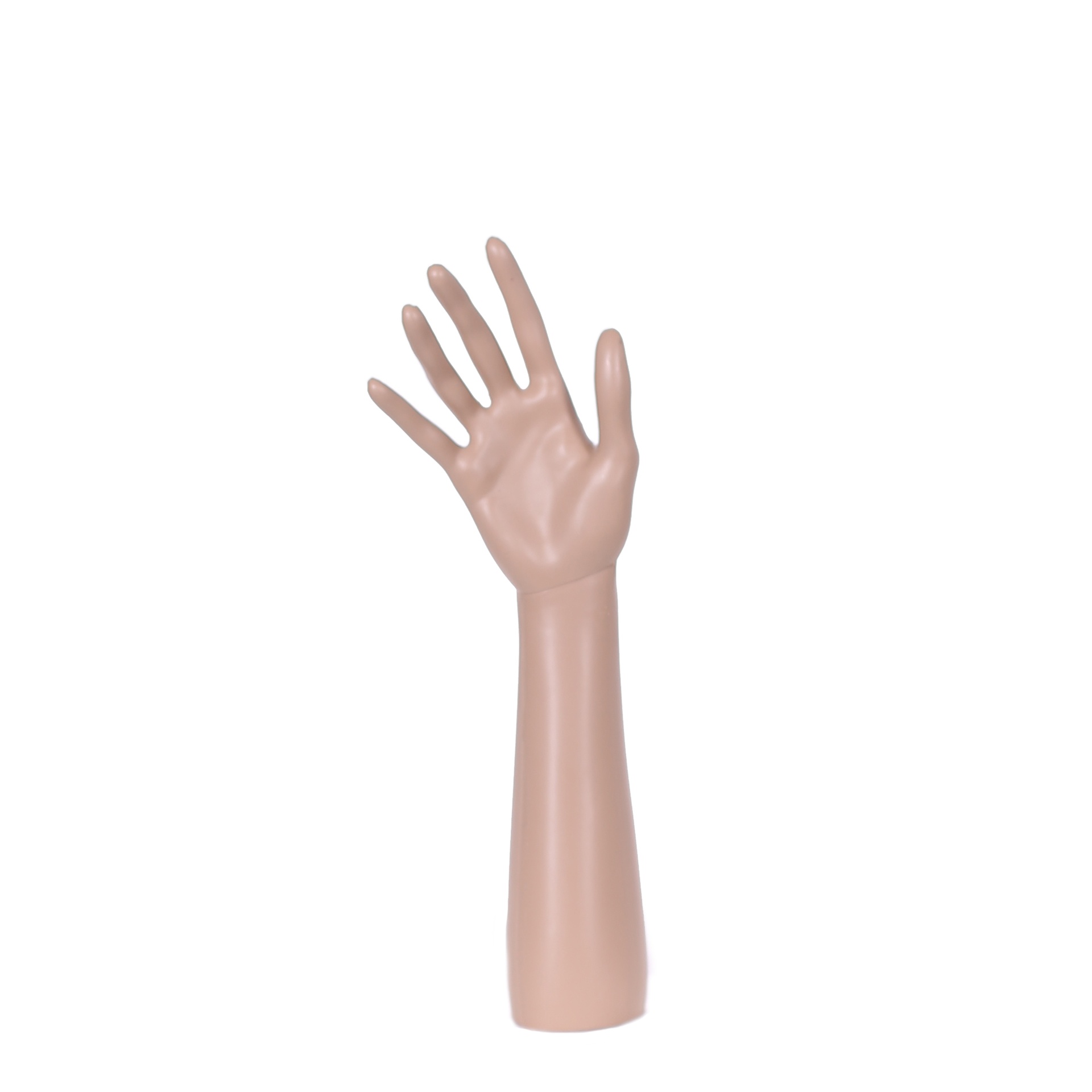Présentoir main, main droite, polyétylène, chair