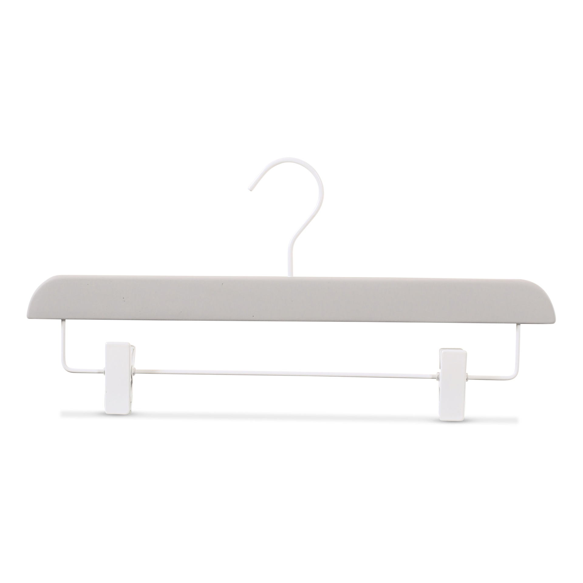 BINK - Cloth hanger, lotus wood, grey rubber - Box mit 100 Stück.