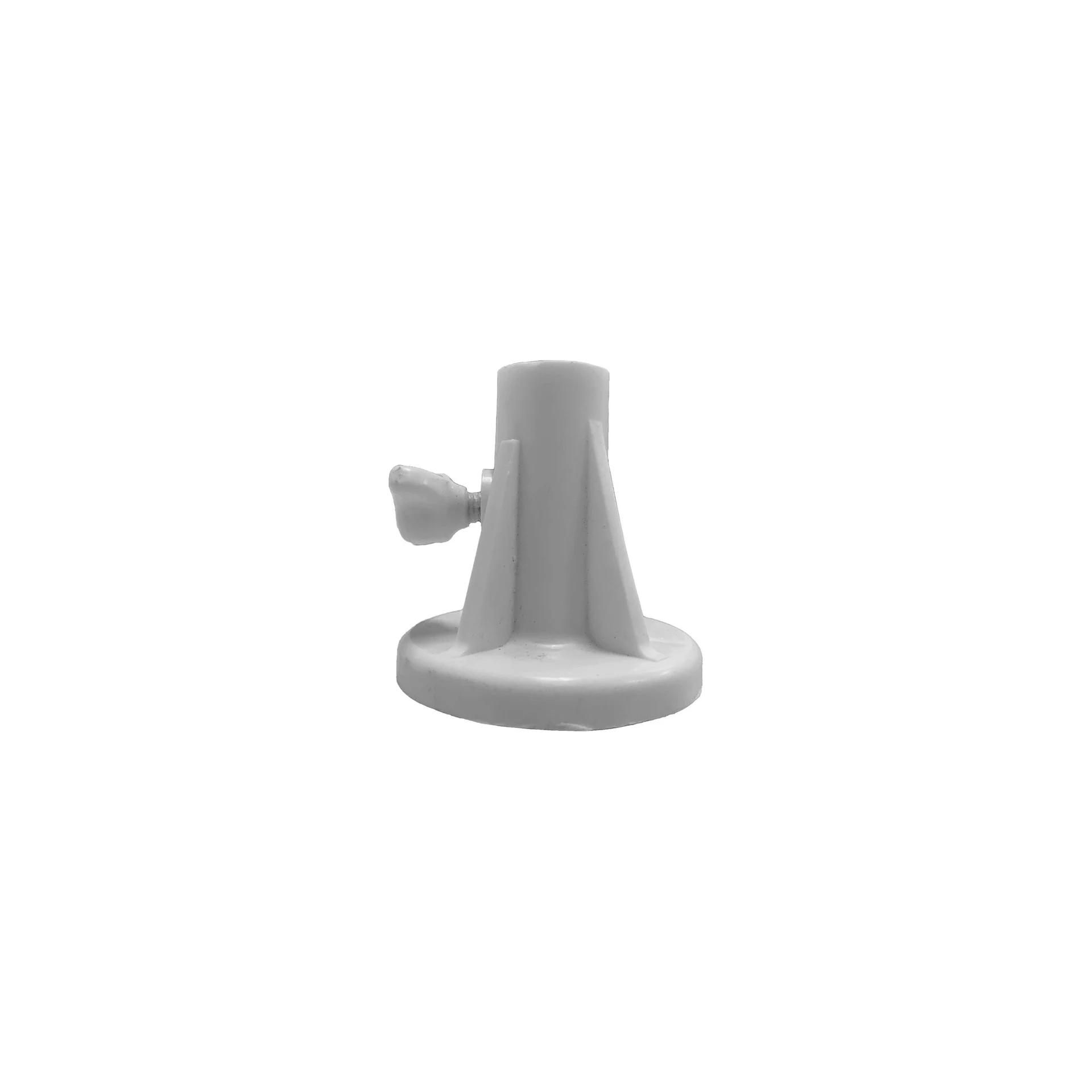 BINK - Conector Base de maniquí para barra de pantorrilla, plástico blanco