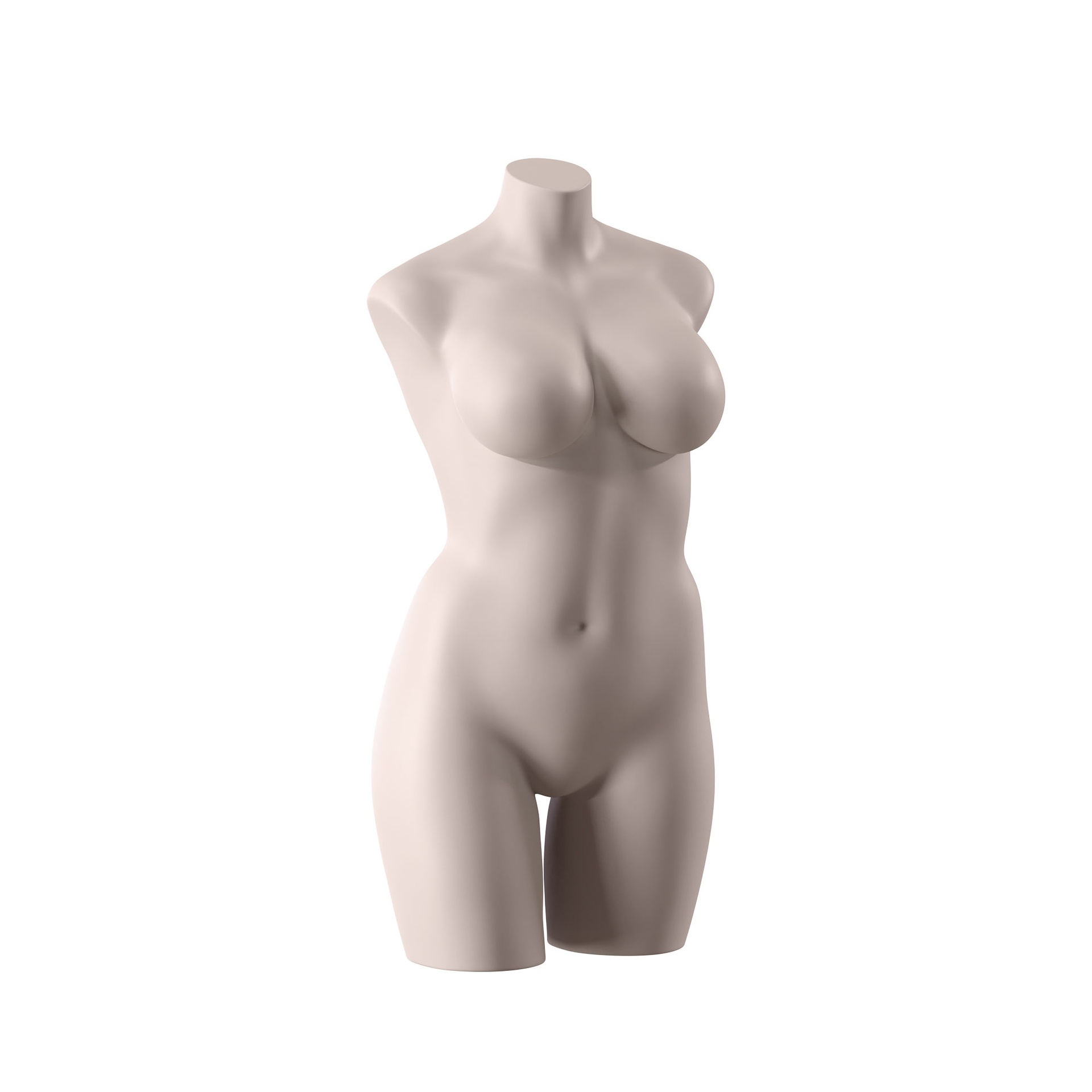 BINK - Vollschlanker Lingerie-Torso, Dame, D-Körbchen, natürliche Hautfarbe, Pose 006