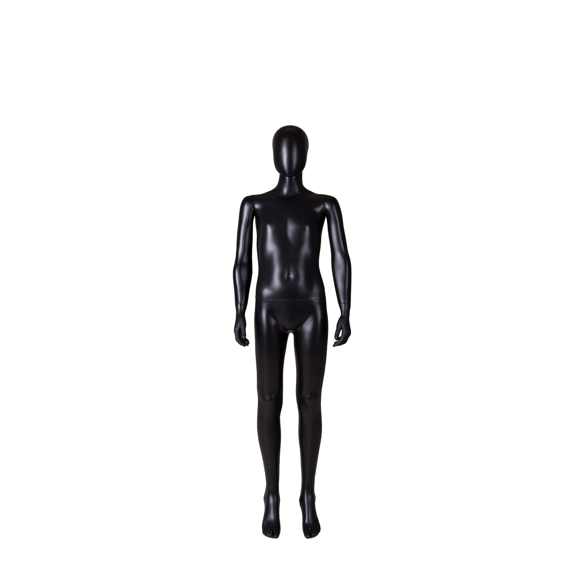 BINK - Maniquí infantil, 12 años, cabeza abstracta, negro, postura 24BN