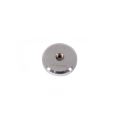 Conector Base de maniquí acero cromado