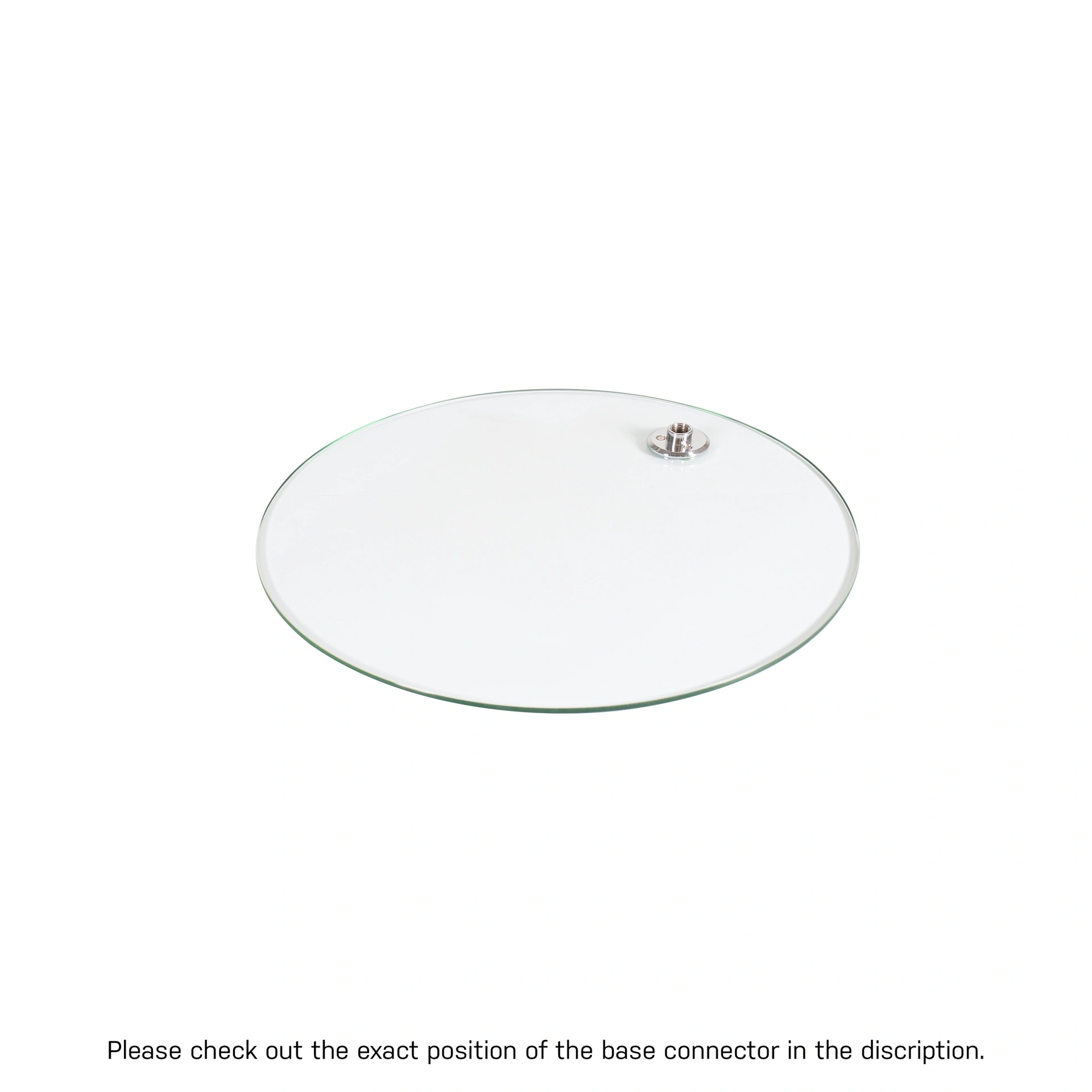 BINK - Round base plate Ø 35 cm with chrome connector type M12 for child's mannequin 