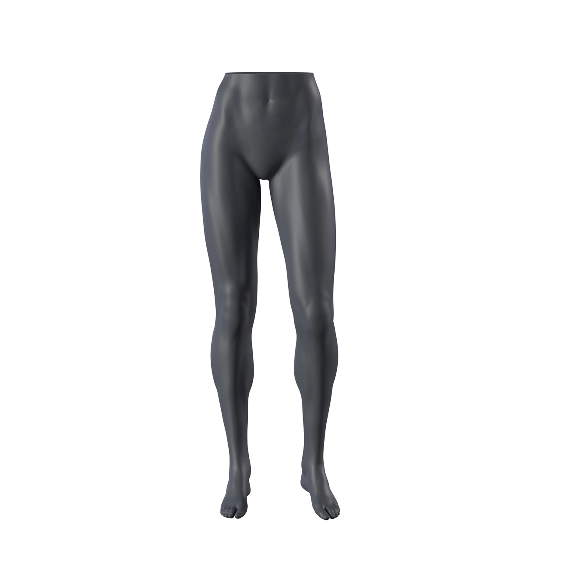 BINK - Expositor de piernas femeninas, presentación de pantalones, FRP, gris grafito, postura 198