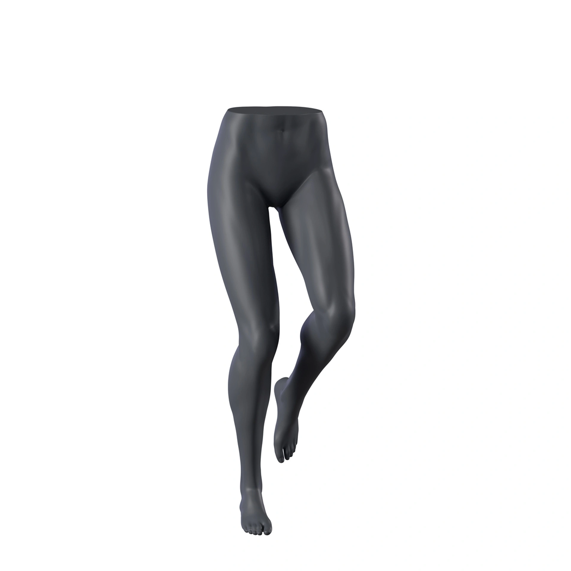 BINK - Expositor de piernas femeninas, presentación de pantalones, FRP, gris grafito, postura al caminar 197
